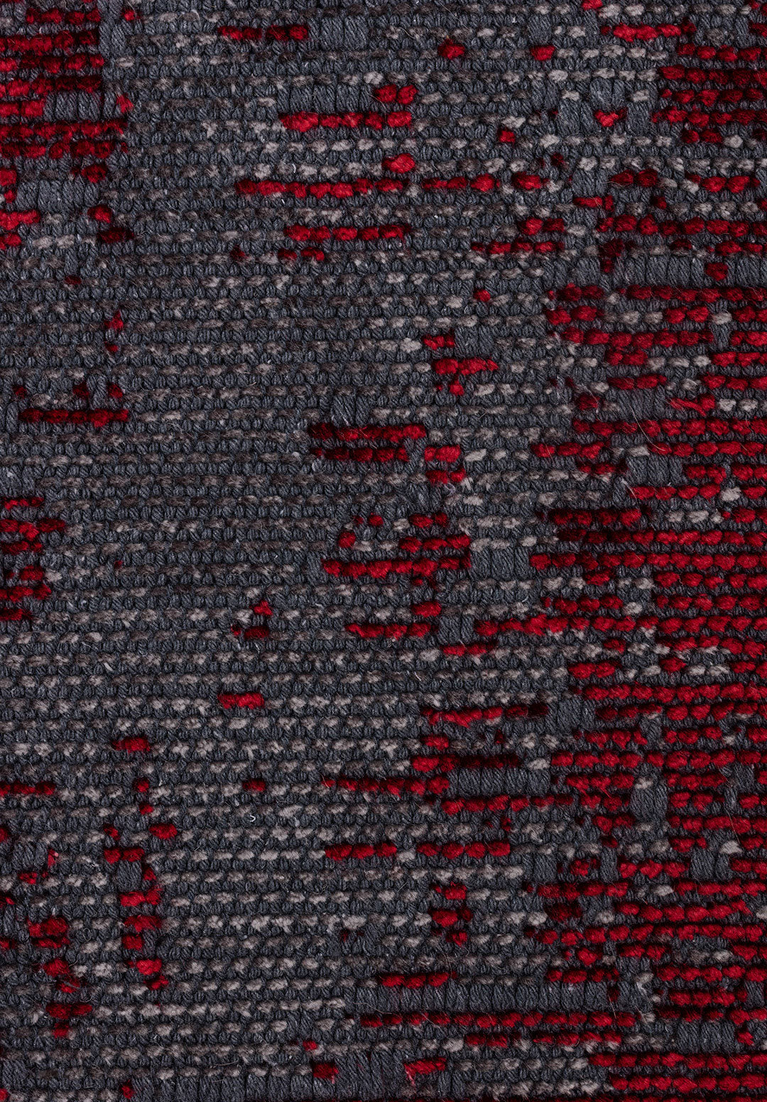 Surface Grey - Red Rug Rugs - Venetto Design Venettodesign.com