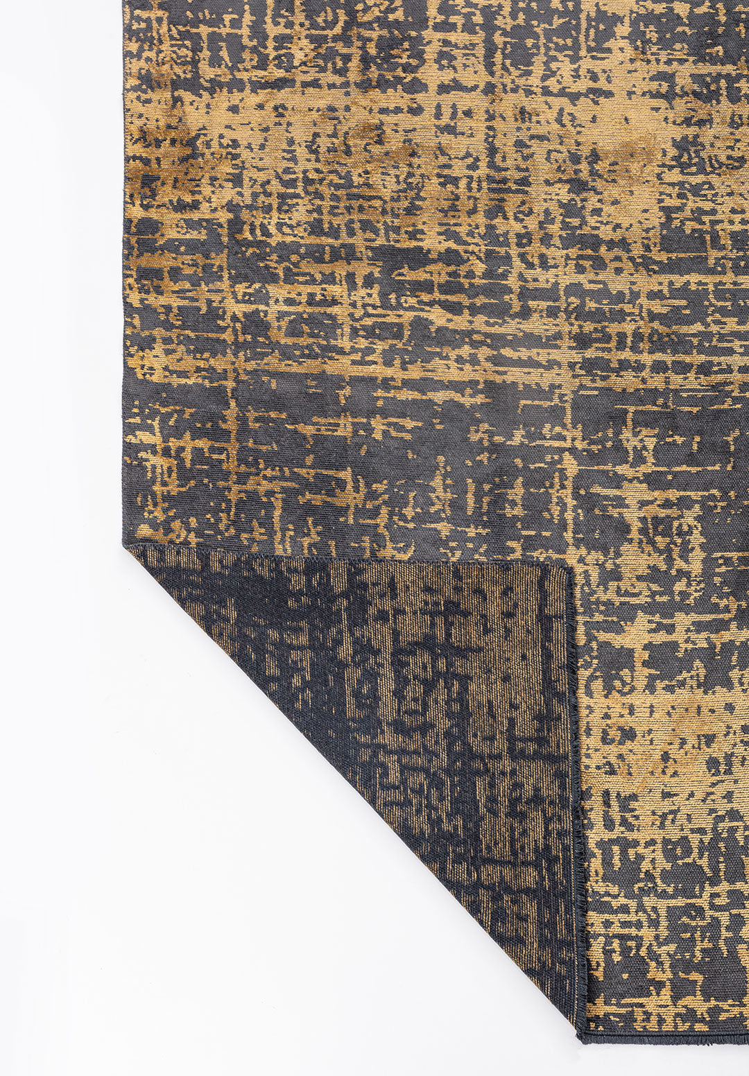 Spark Anthracite - Gold Rug Rugs - Venetto Design Venettodesign.com
