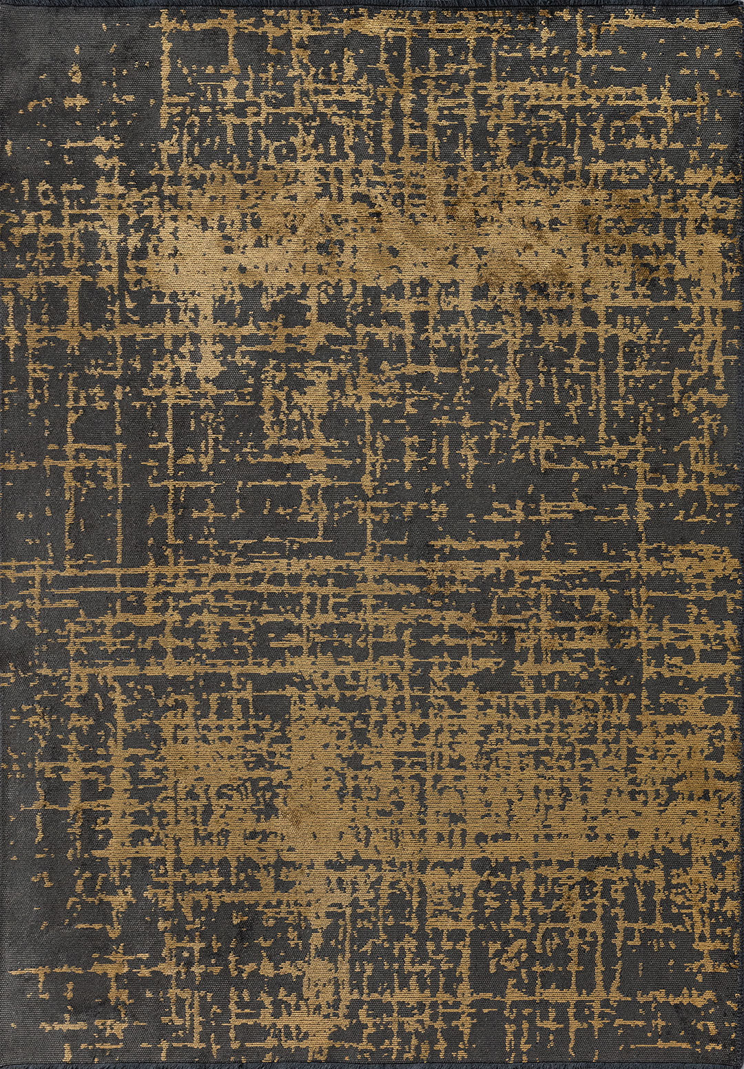 Spark Anthracite - Gold Rug Rugs - Venetto Design Venettodesign.com