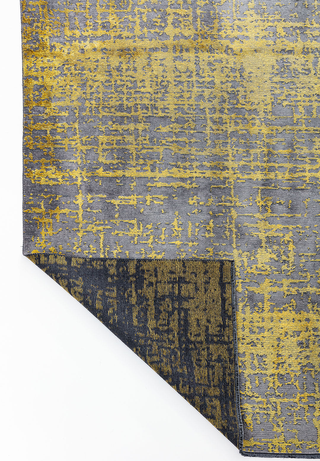 Spark Grey - Yellow Rug Rugs - Venetto Design Venettodesign.com