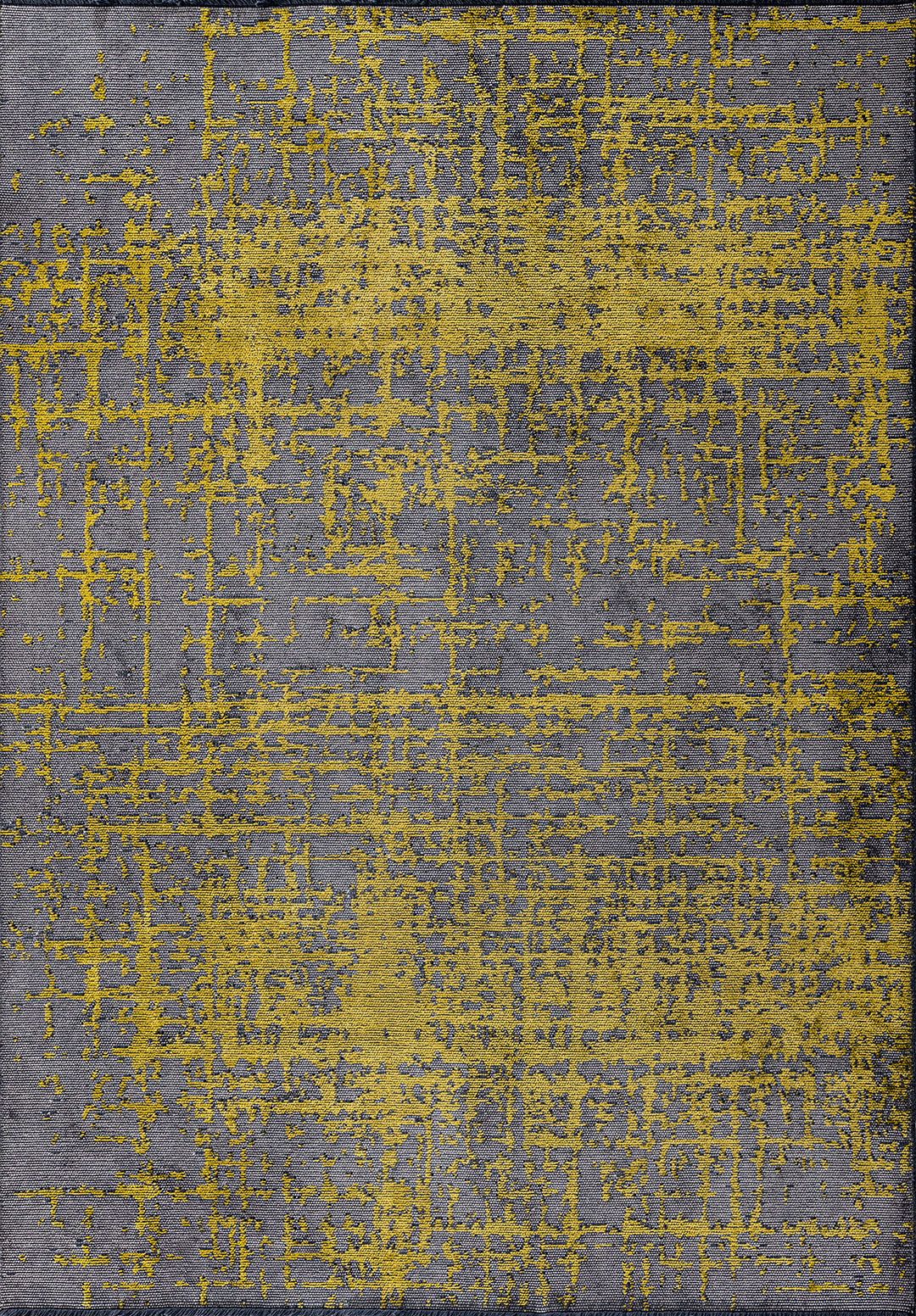Spark Grey - Yellow Rug Rugs - Venetto Design Venettodesign.com