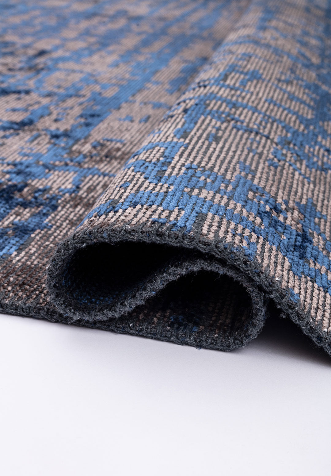 Spark Dark Grey - Navy Blue Rug Rugs - Venetto Design Venettodesign.com