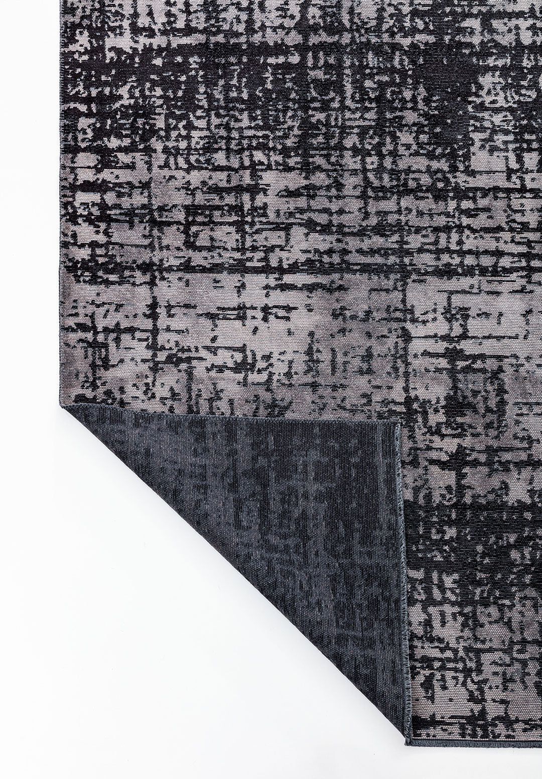 Spark Dark Grey - Black Rug Rugs - Venetto Design Venettodesign.com