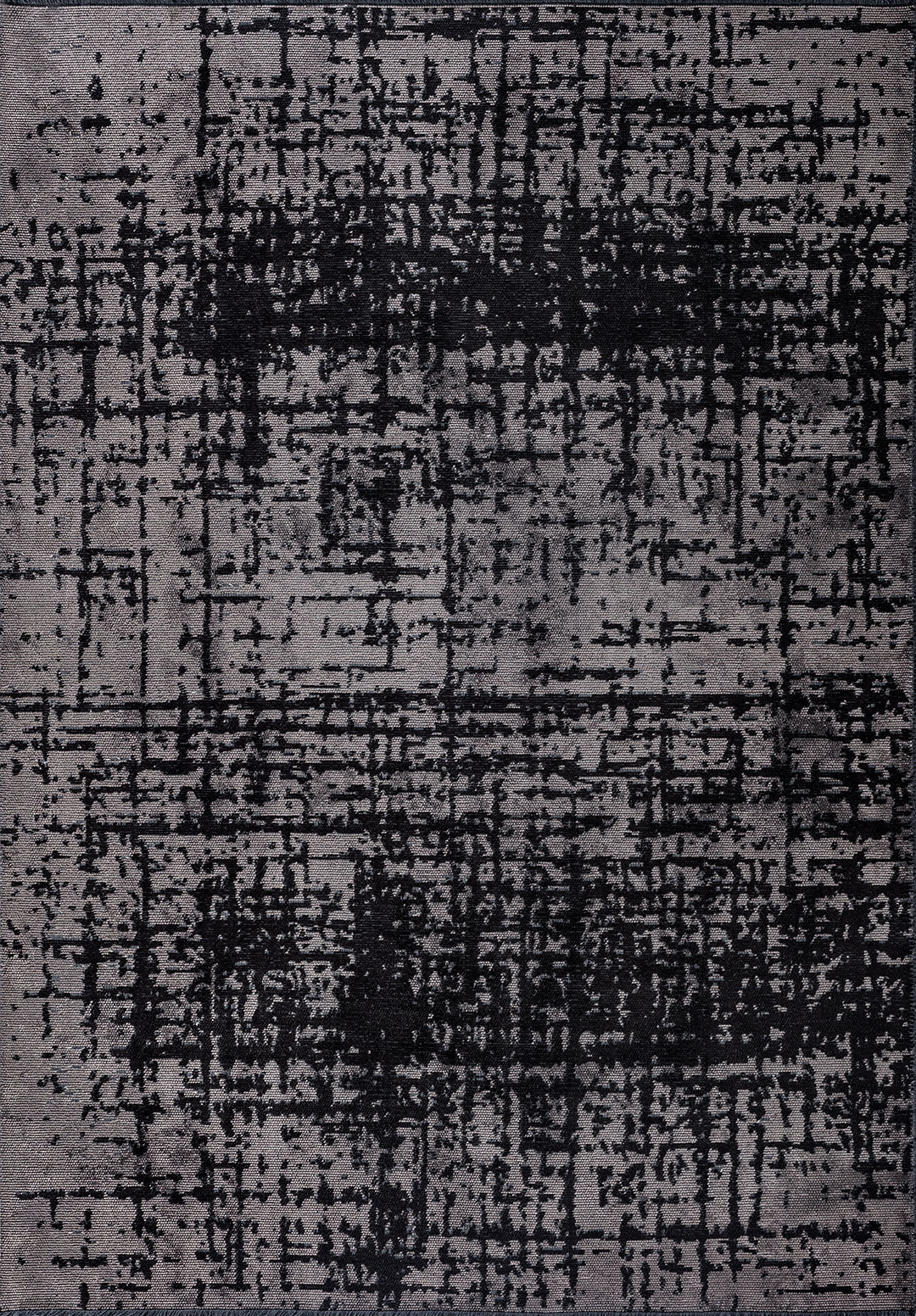 Spark Dark Grey - Black Rug Rugs - Venetto Design Venettodesign.com