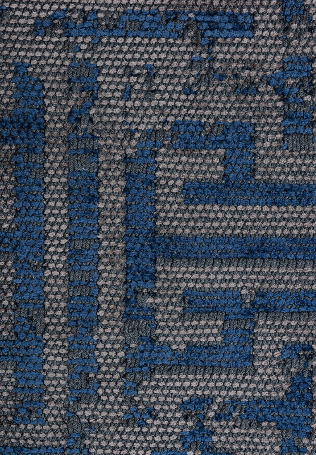 Labyrinth Grey - Navy Blue Rug Rugs - Venetto Design Venettodesign.com