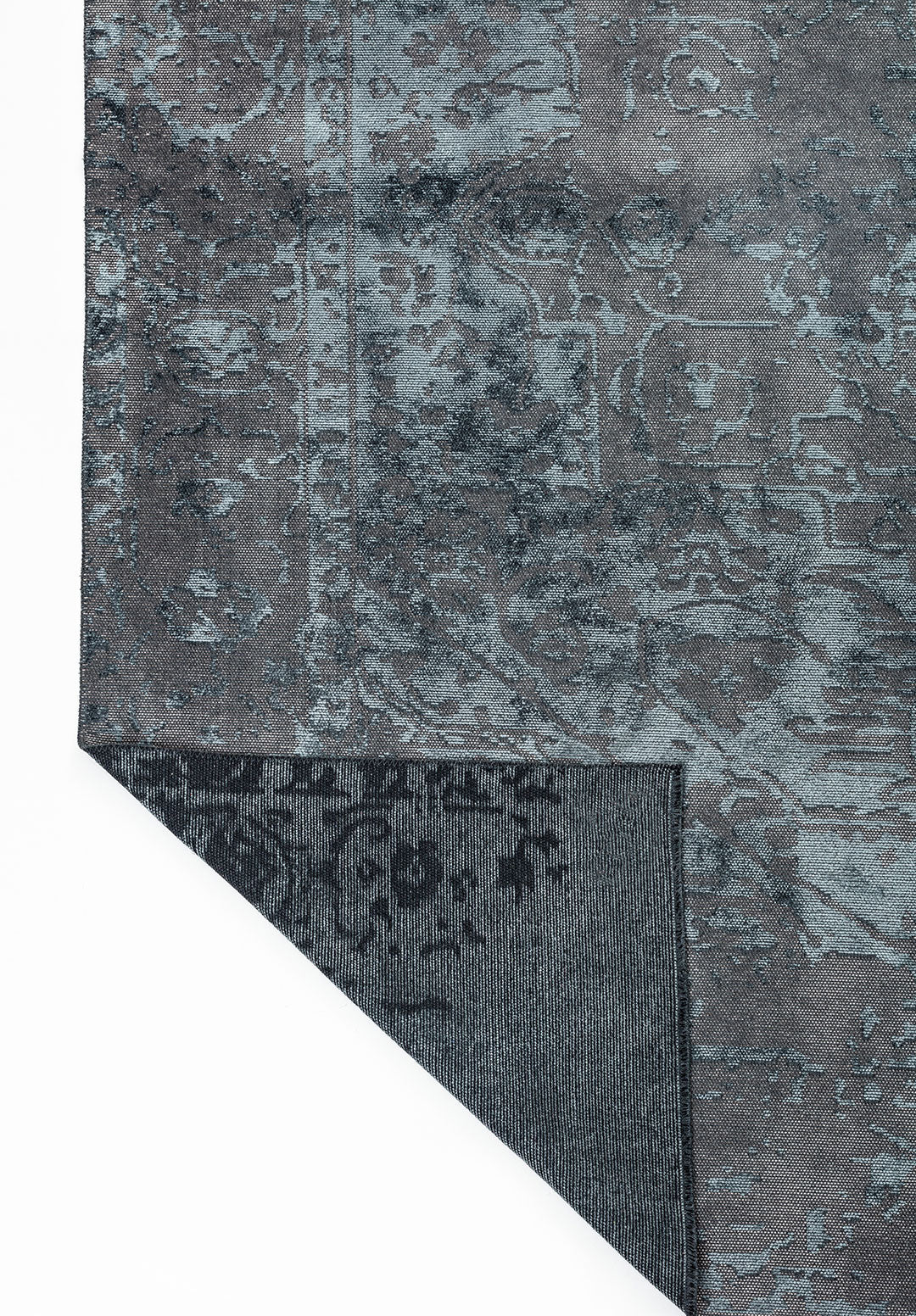 Antique Blue - Grey Rug Rugs - Venetto Design Venettodesign.com
