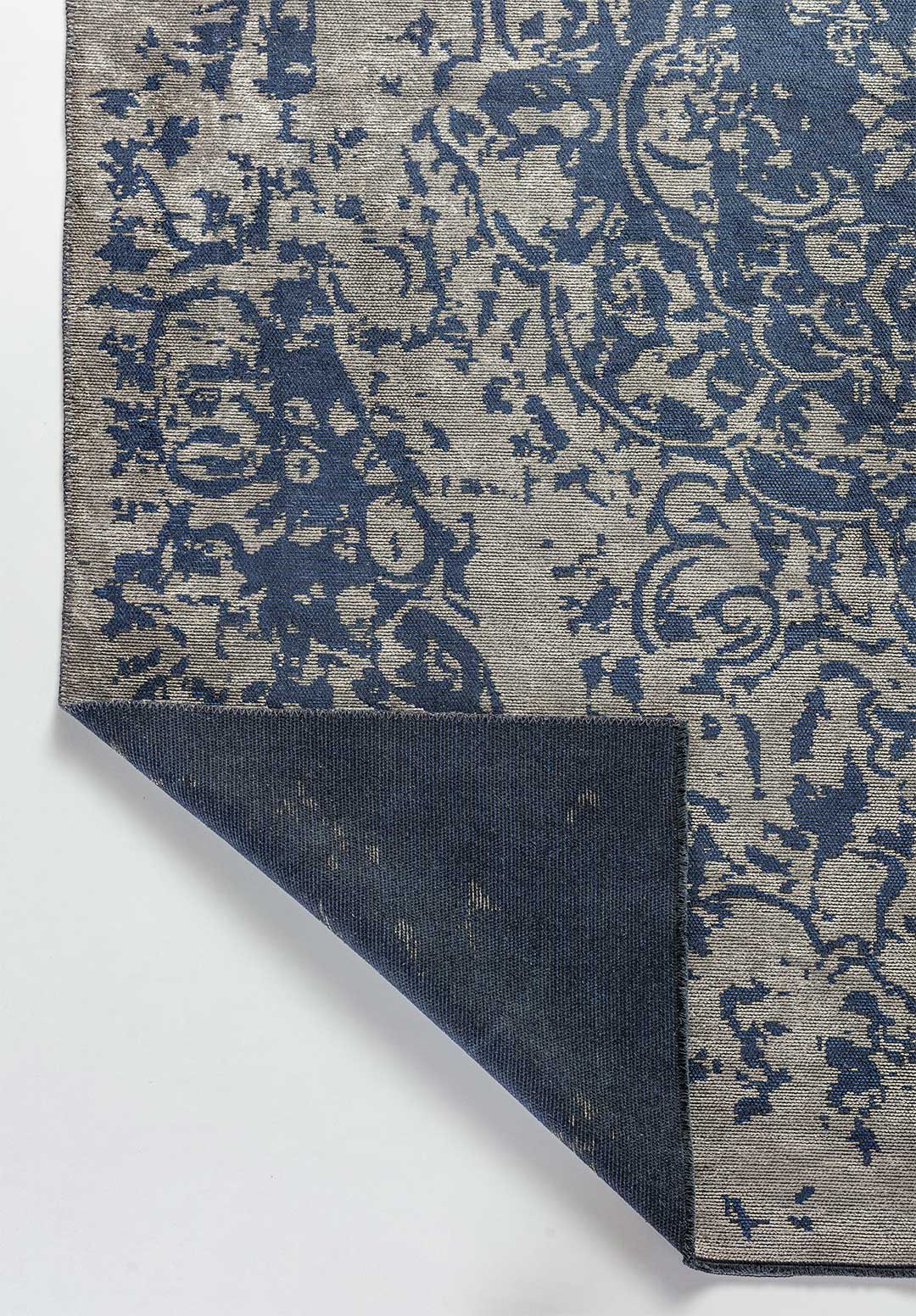 Seal Navy Blue - Beige Rug Rugs - Venetto Design Venettodesign.com