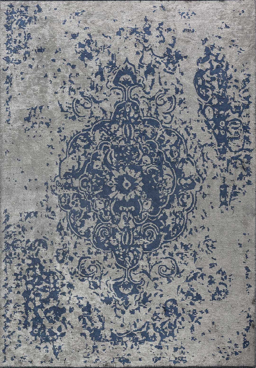 Seal Navy Blue - Beige Rug Rugs - Venetto Design Venettodesign.com