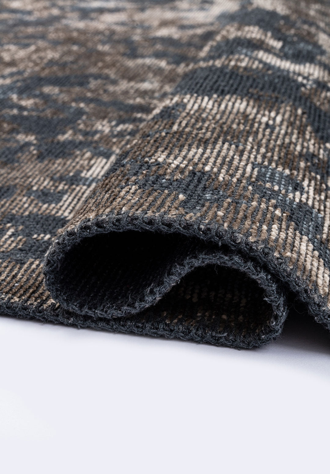 Seal Blue - Beige Rug Rugs - Venetto Design Venettodesign.com