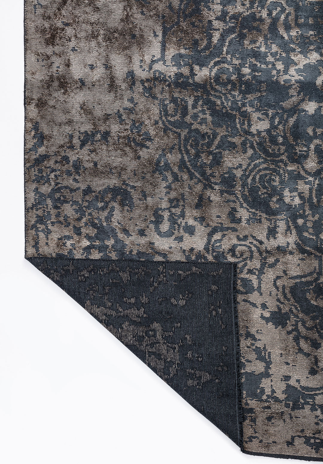 Seal Blue - Beige Rug Rugs - Venetto Design Venettodesign.com