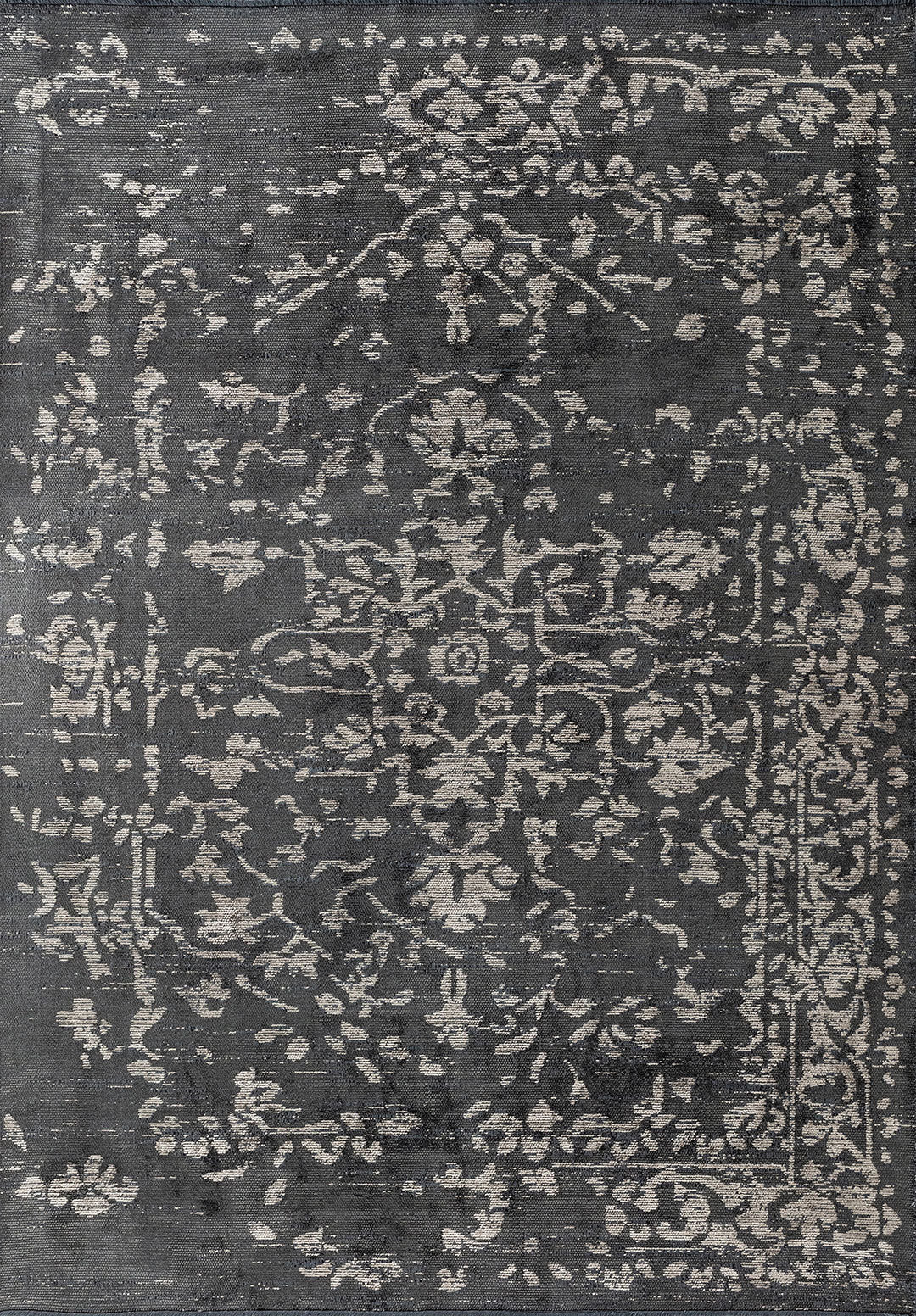 Flora Beige - Anthracite Rug Rugs - Venetto Design Venettodesign.com