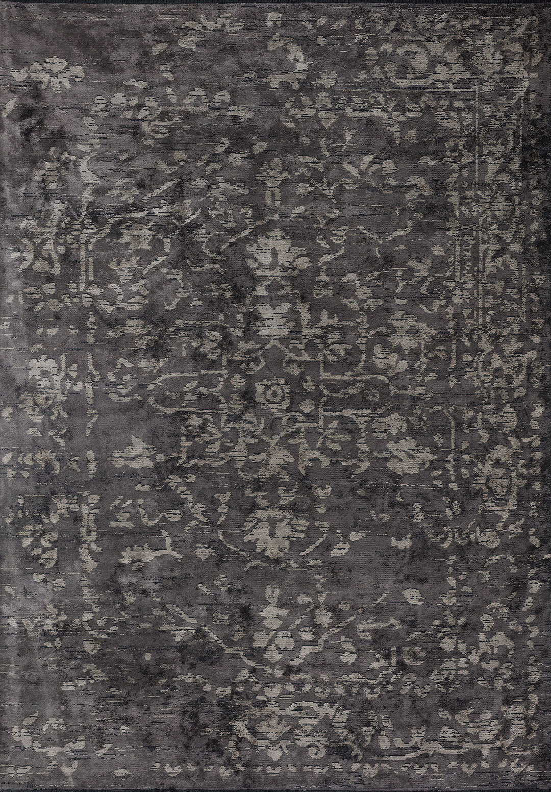 Flora Beige - Dark Grey Rug Rugs - Venetto Design Venettodesign.com