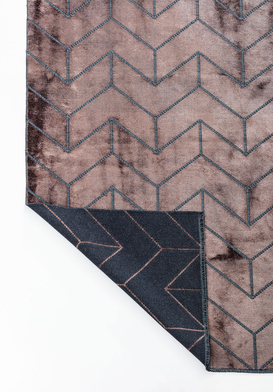 Arrow Dark Mink Rug Rugs - Venetto Design Venettodesign.com