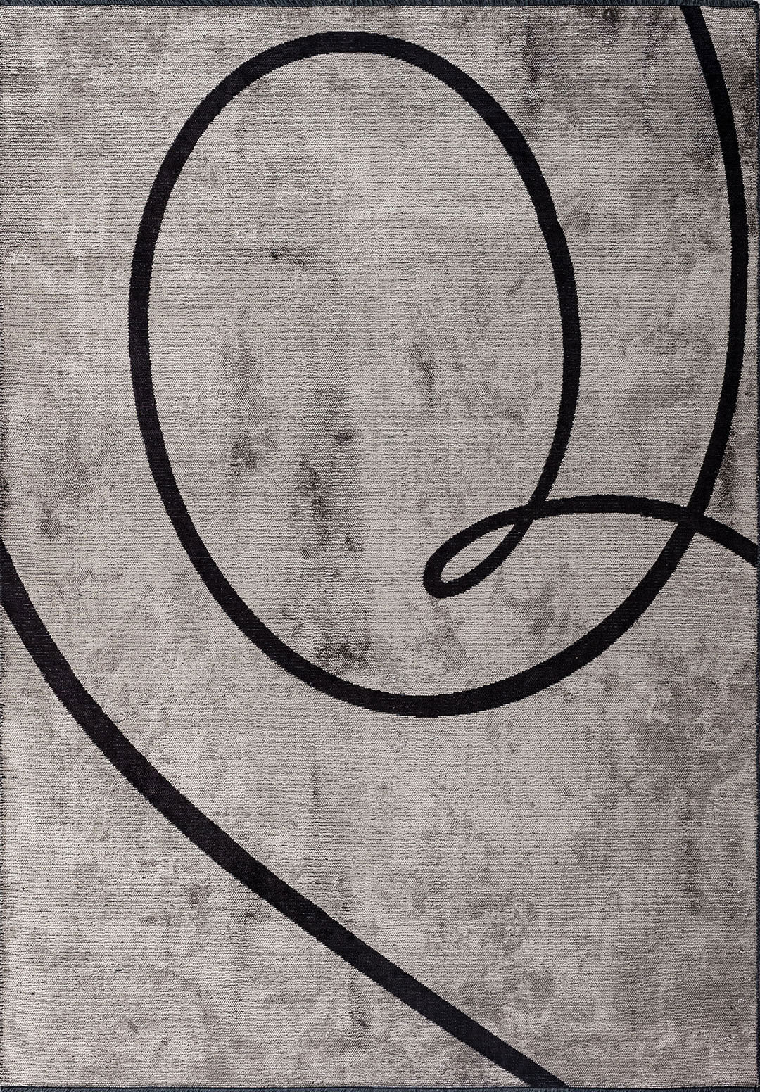 Signature Black - Light Grey Rug Rugs - Venetto Design Venettodesign.com