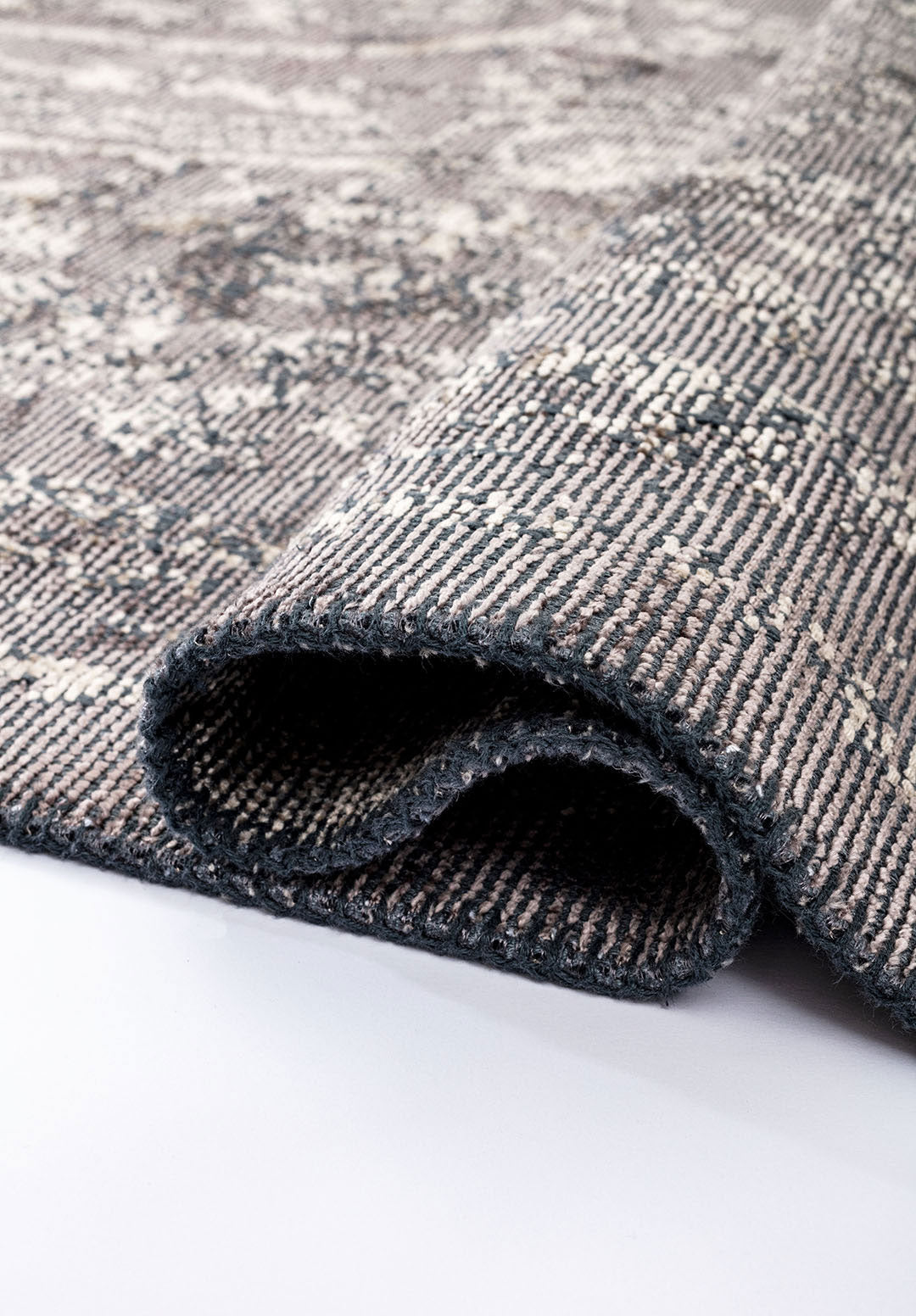 Babylon Dark Grey - Beige Rug Rugs - Venetto Design Venettodesign.com