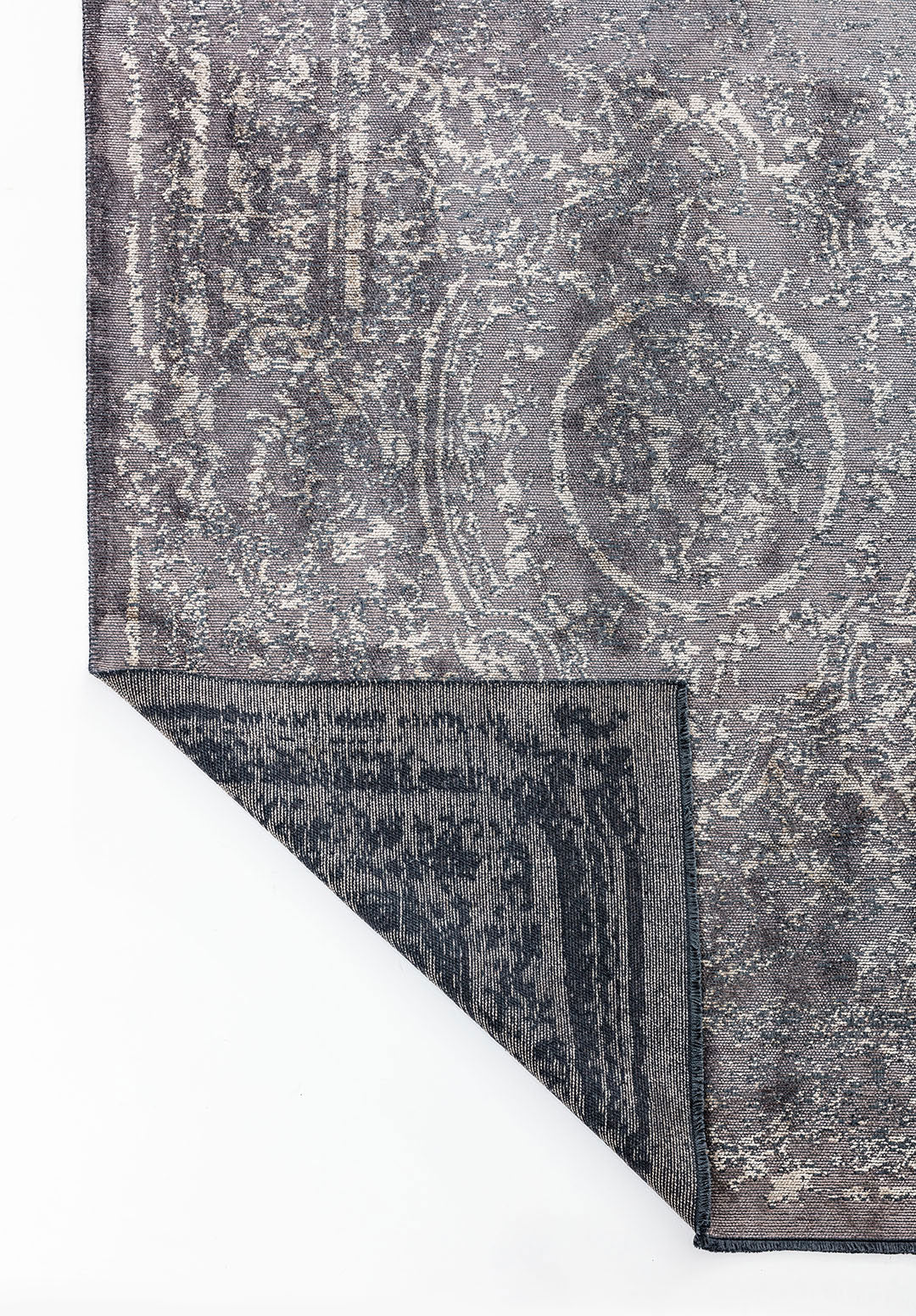 Babylon Dark Grey - Beige Rug Rugs - Venetto Design Venettodesign.com