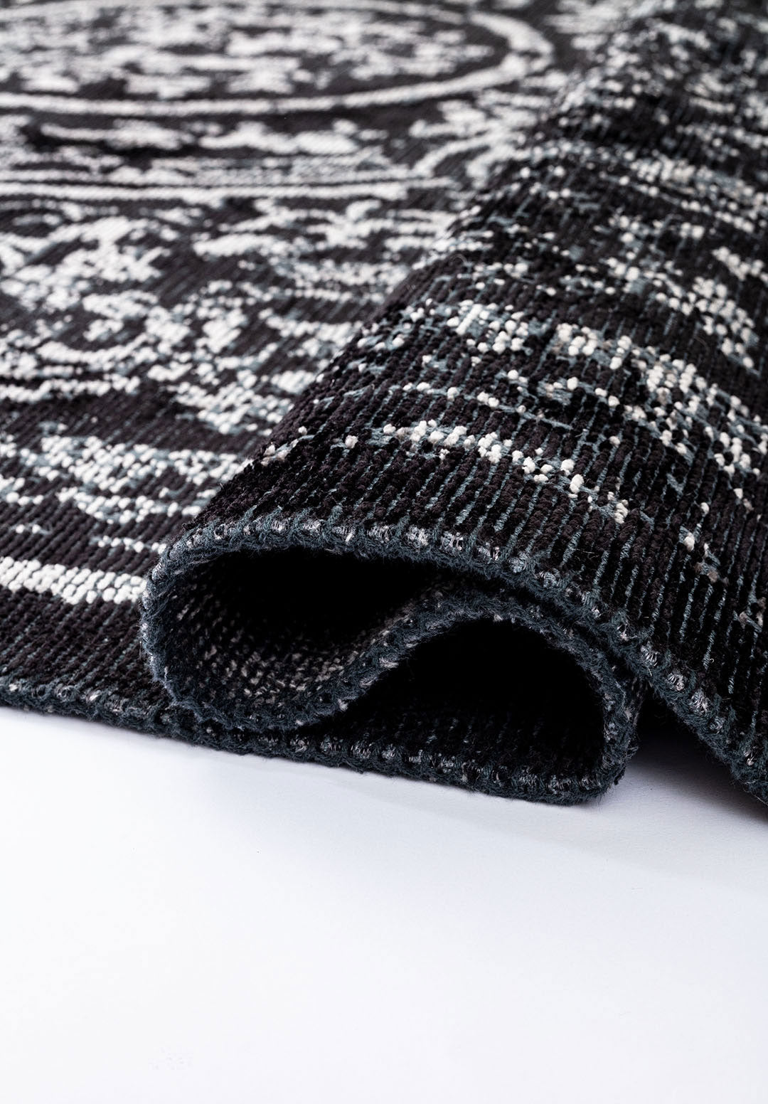 Babylon Black - Grey Rug Rugs - Venetto Design Venettodesign.com