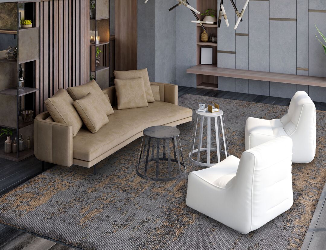 Caesar Grey - Light Brown Rug Rugs - Venetto Design Venettodesign.com