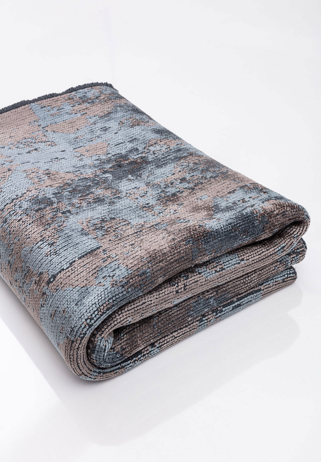 Triangle Dark Grey - Blue Rug Rugs - Venetto Design Venettodesign.com
