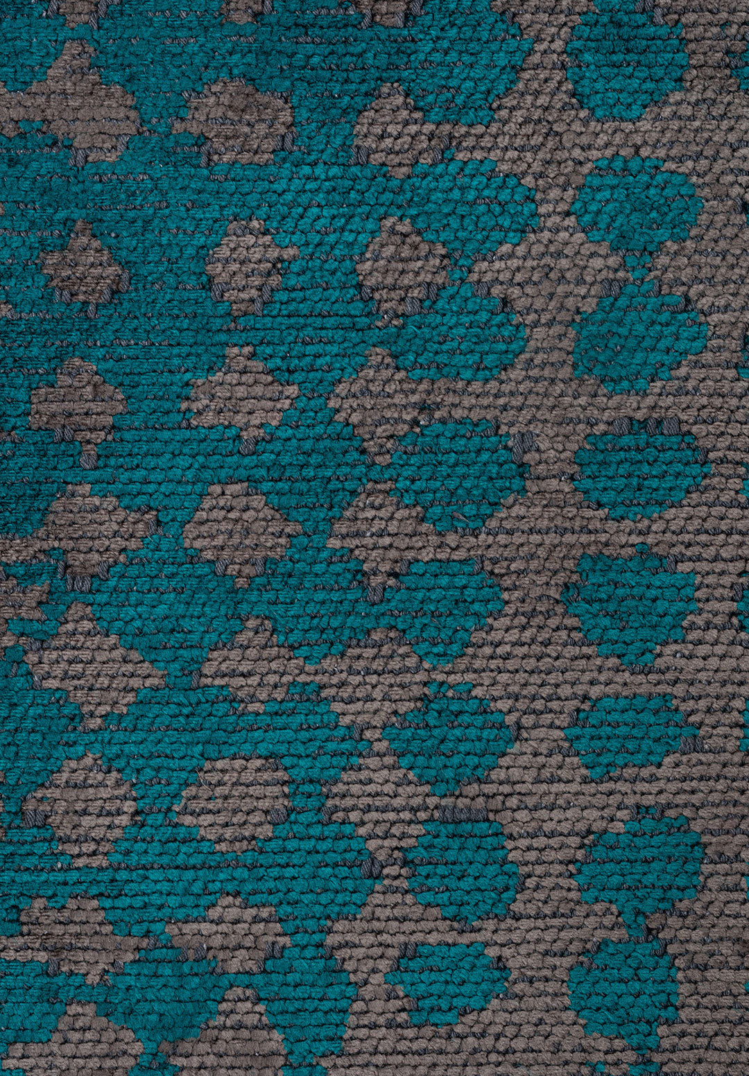 Dots Charcoal - Dark Turquoise Rug Rugs - Venetto Design Venettodesign.com
