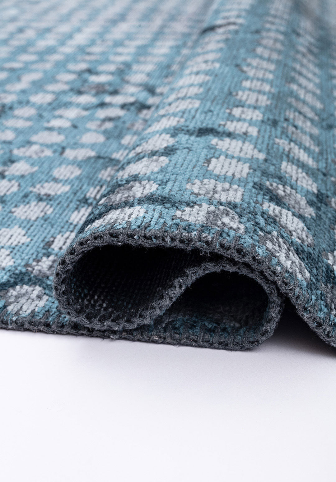 Dots Petrol - Blue Rug Rugs - Venetto Design Venettodesign.com