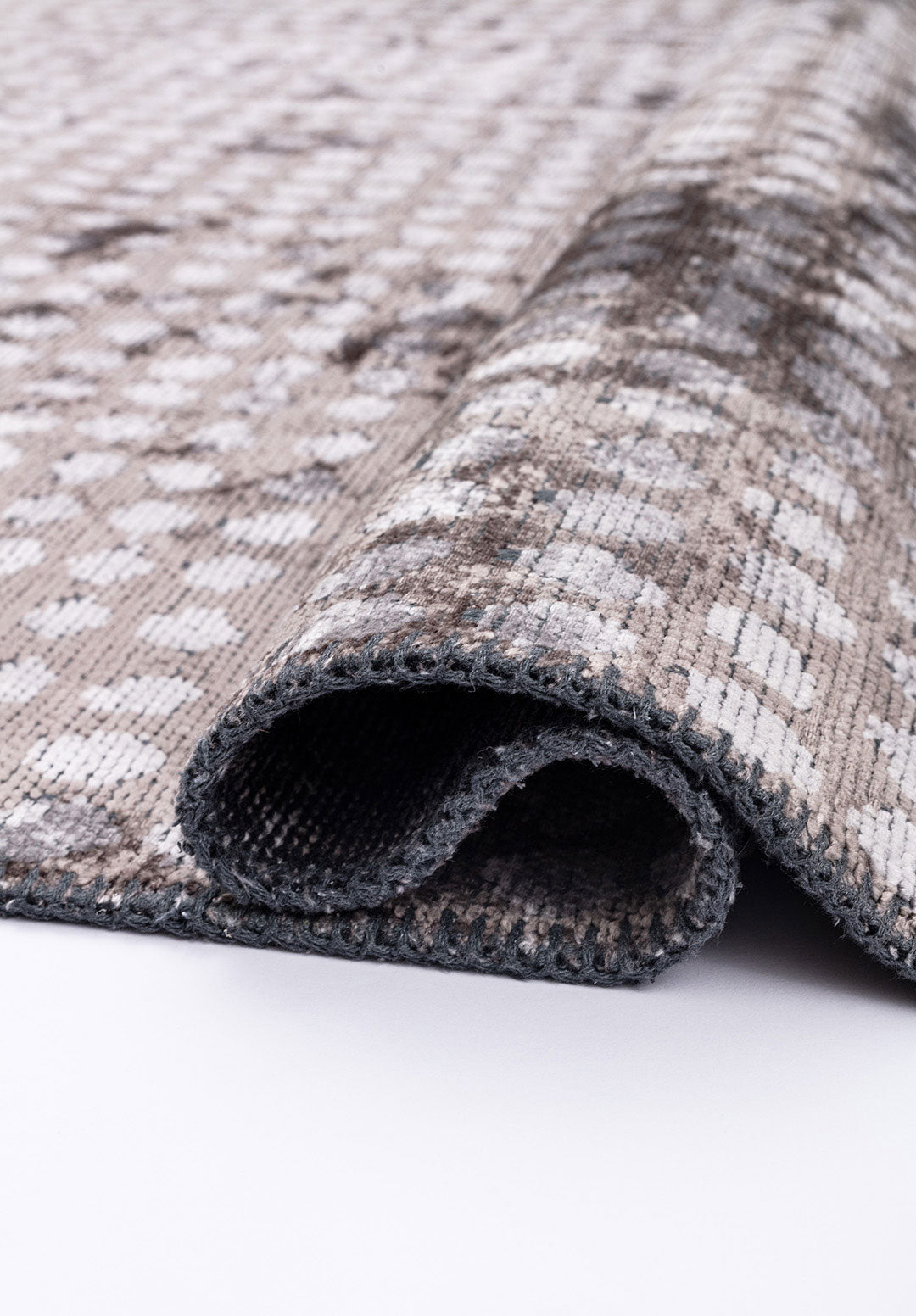 Dots Dark Grey - Light Grey Rug Rugs - Venetto Design Venettodesign.com