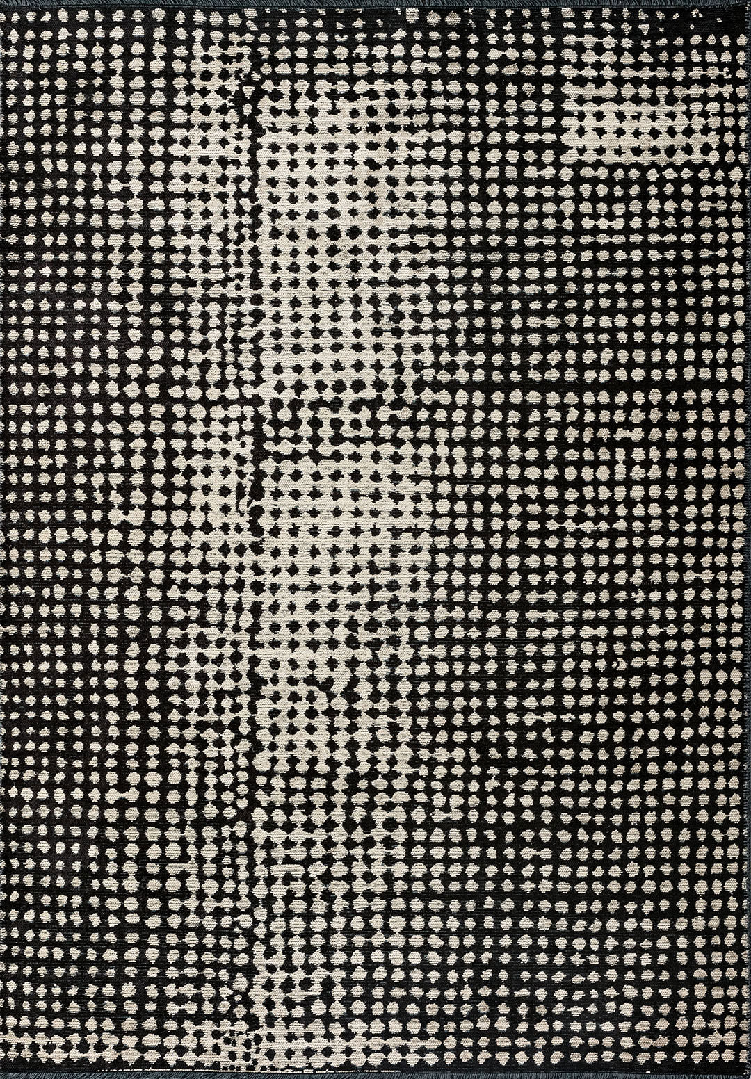 Dots Black - Cream Rug Rugs - Venetto Design Venettodesign.com