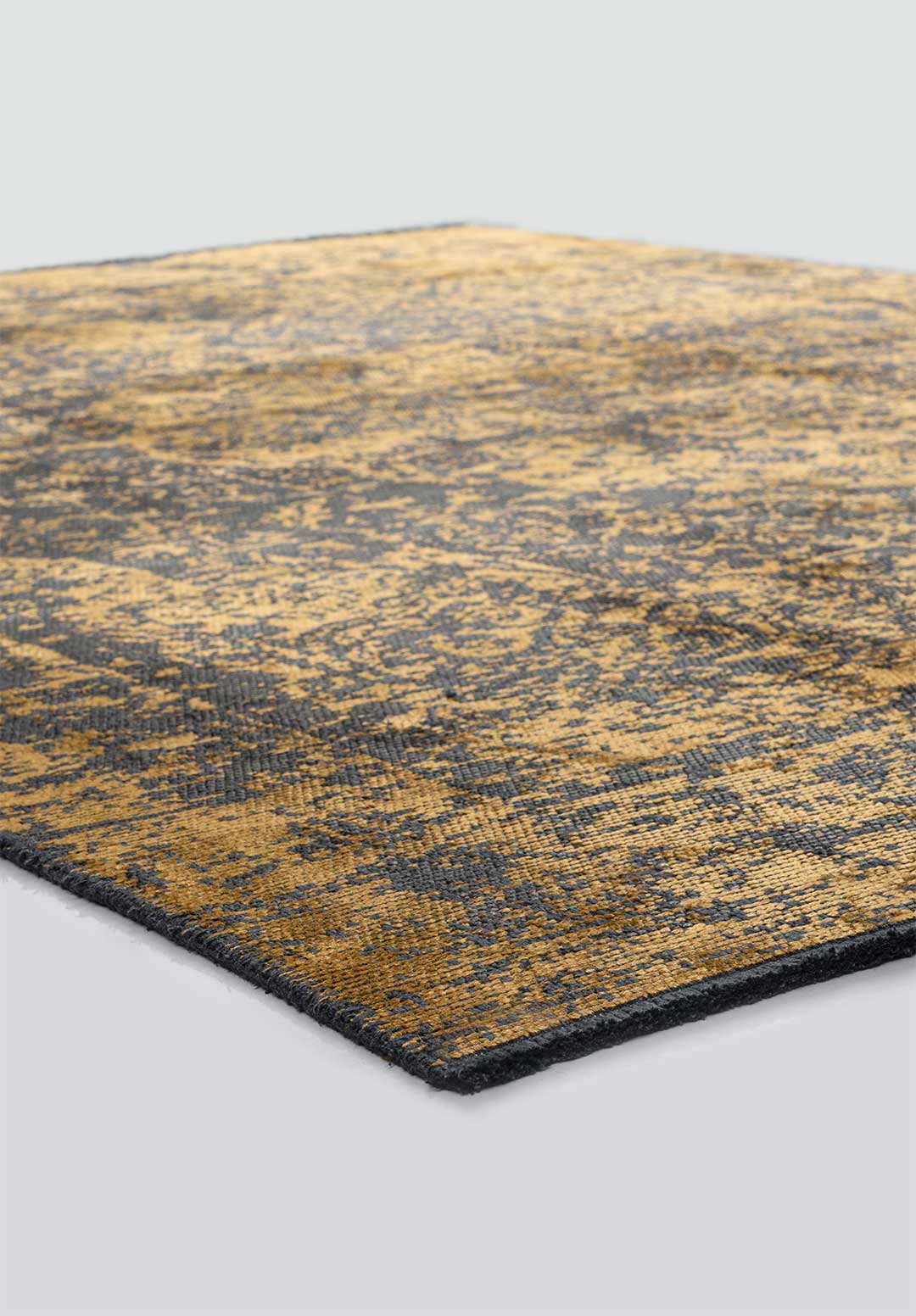 Glory Mustard - Anthracite Rug Rugs - Venetto Design Venettodesign.com