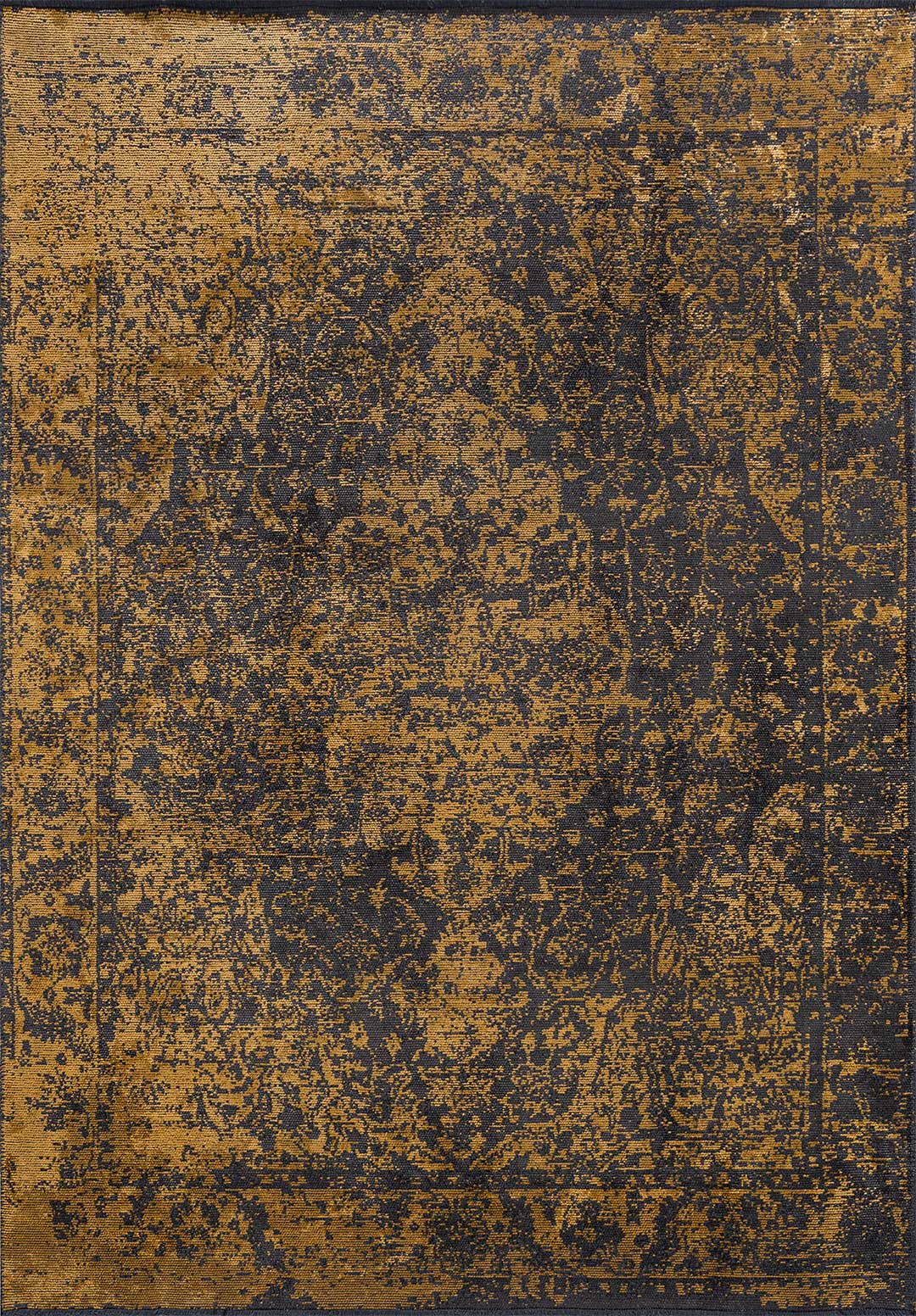 Glory Mustard - Anthracite Rug Rugs - Venetto Design Venettodesign.com