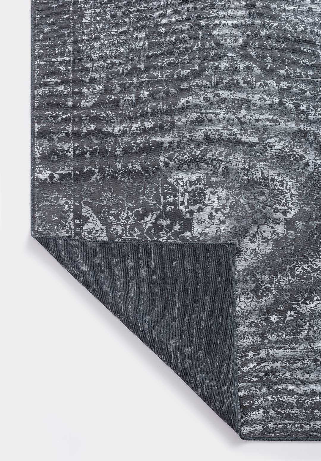 Glory Ice Blue - Charcoal Rug Rugs - Venetto Design Venettodesign.com