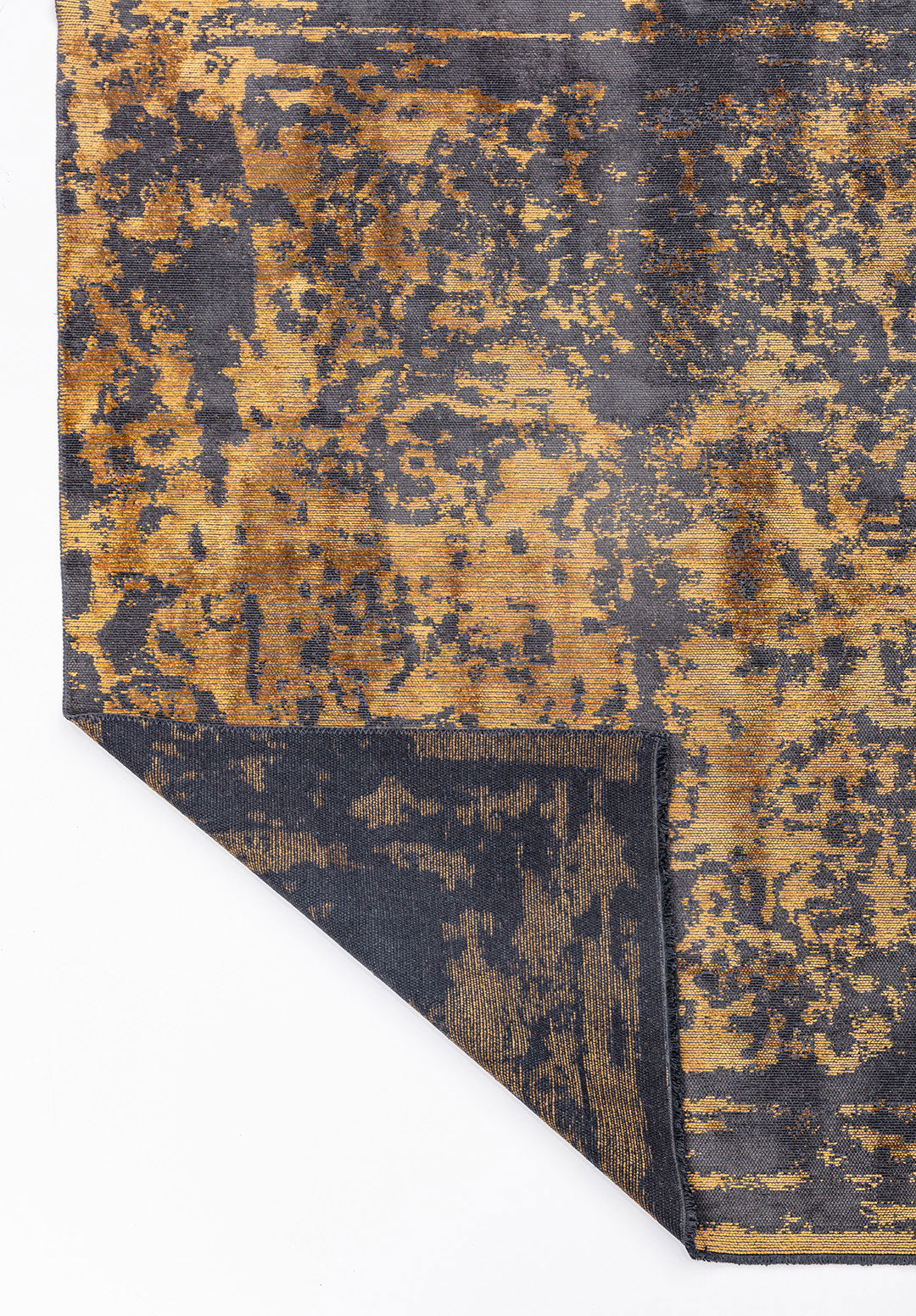 Rise Anthracite - Mustard Rug Rugs - Venetto Design Venettodesign.com