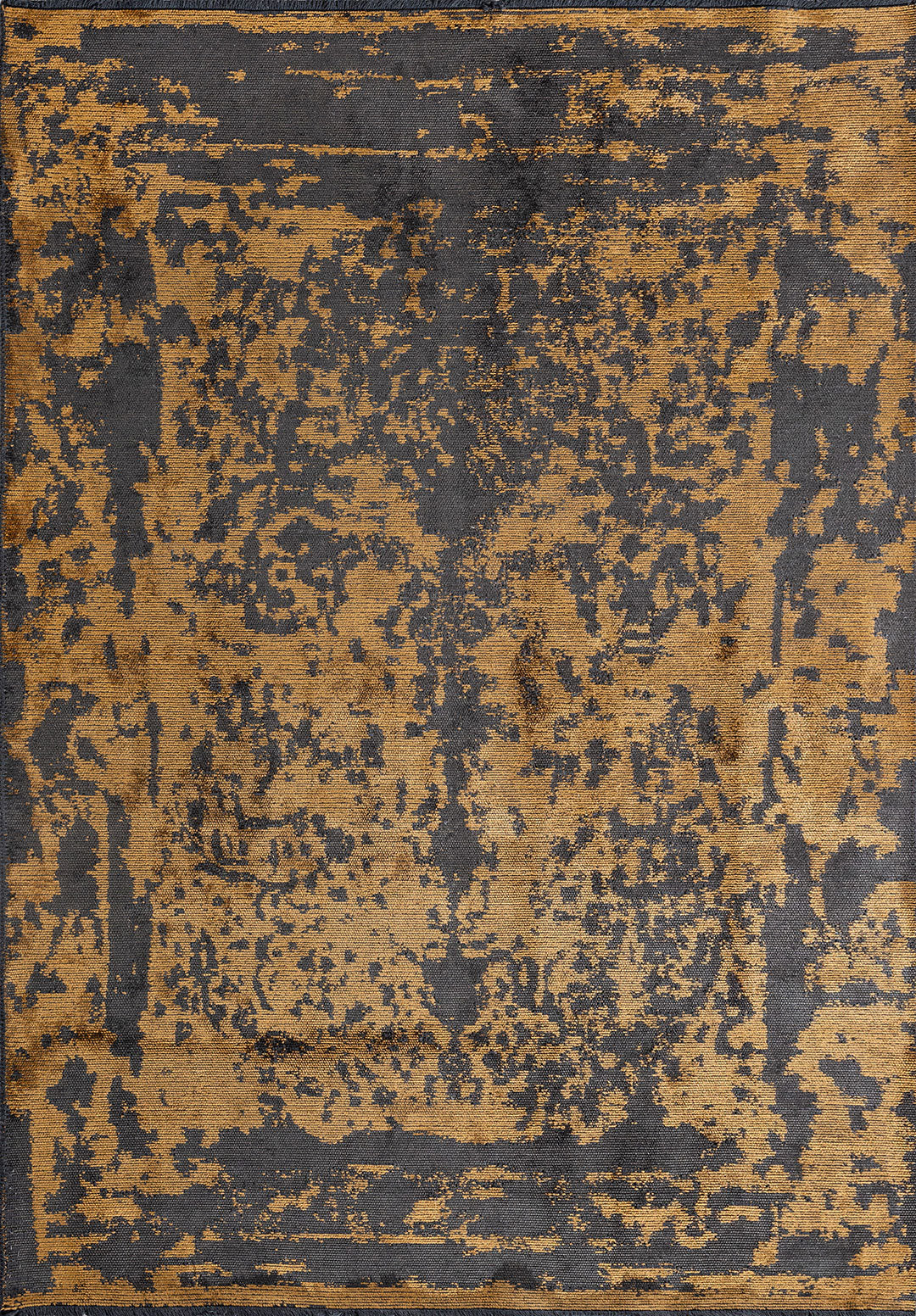 Rise Anthracite - Mustard Rug Rugs - Venetto Design Venettodesign.com