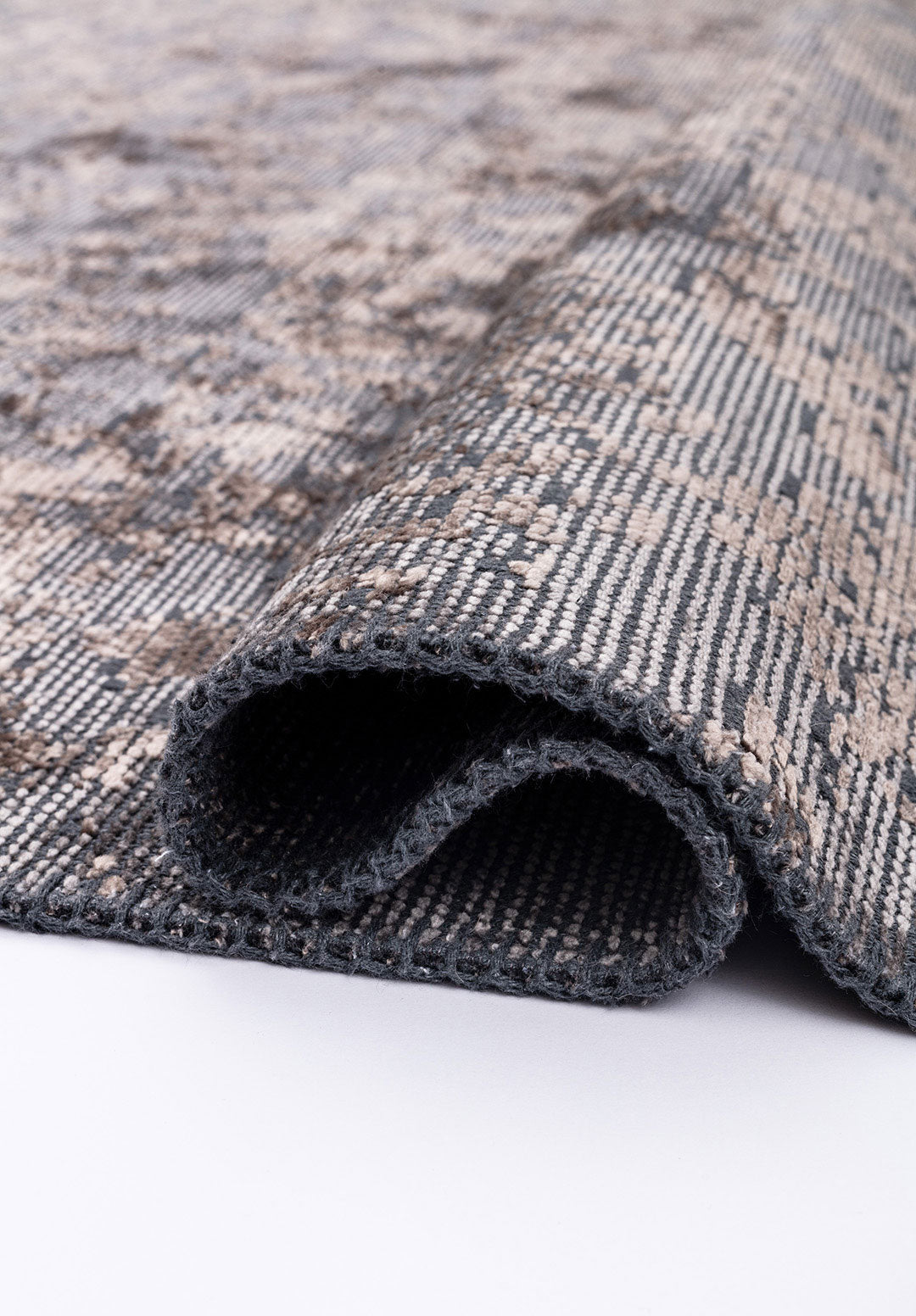Damasko Grey - Nougat Rug Rugs - Venetto Design Venettodesign.com
