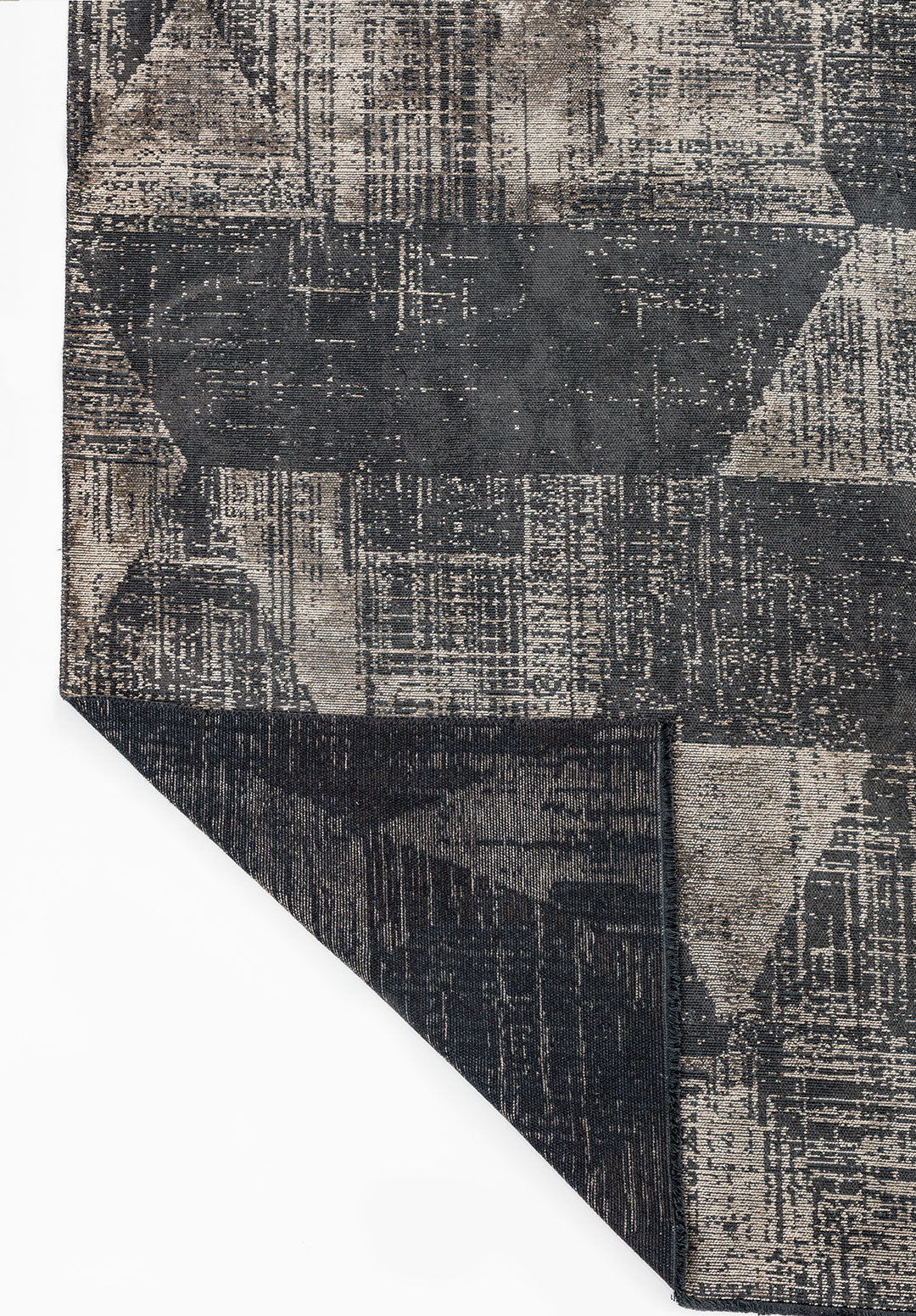 Sharp Beige - Anthracite Rug Rugs - Venetto Design Venettodesign.com