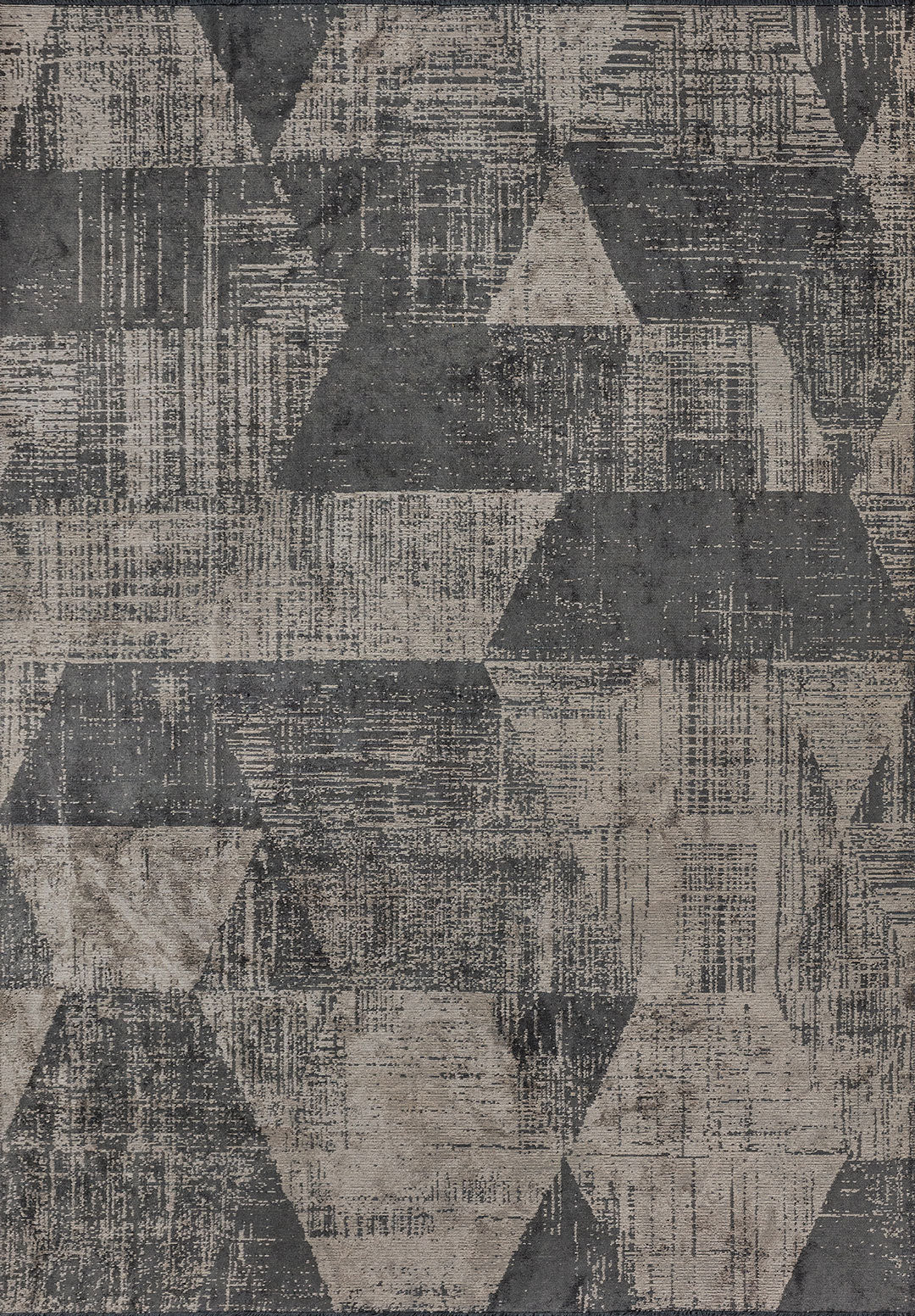 Sharp Beige - Anthracite Rug Rugs - Venetto Design Venettodesign.com