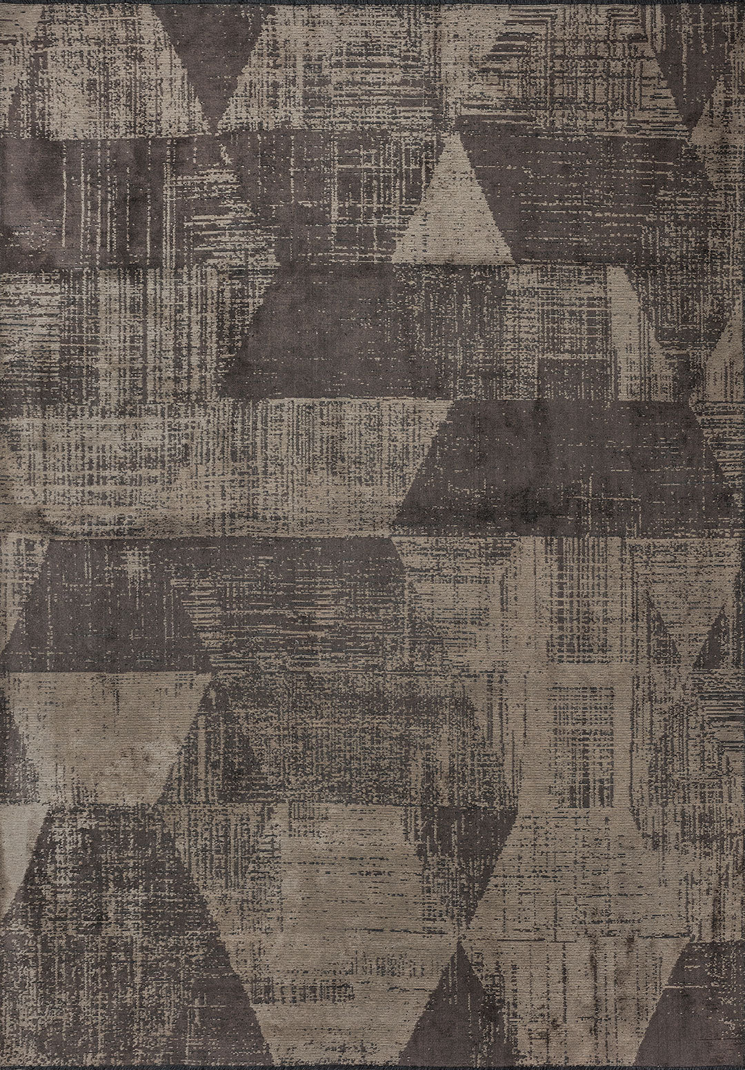 Sharp Beige - Dark Mink Rug Rugs - Venetto Design Venettodesign.com