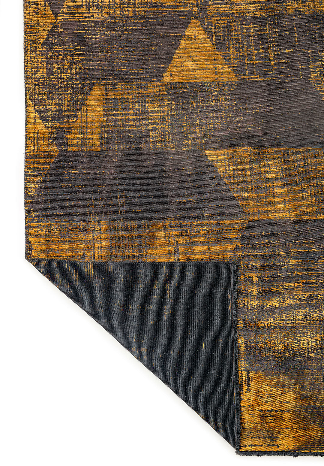 Sharp Mustard - Dark Mink Rug Rugs - Venetto Design Venettodesign.com