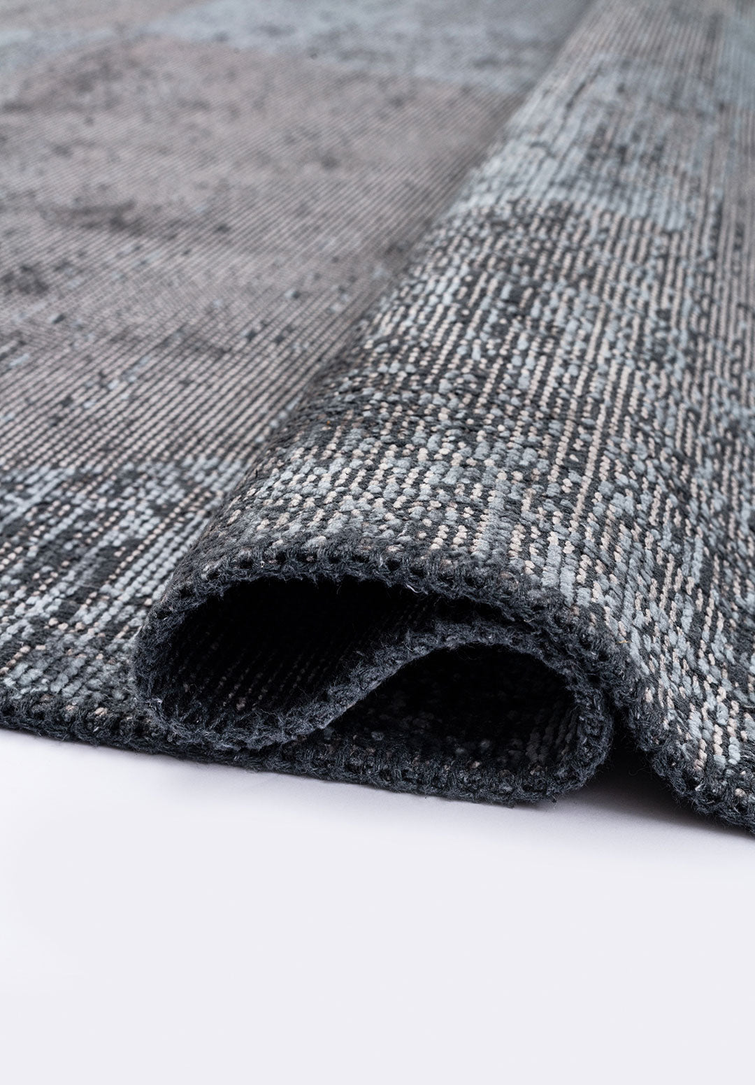 Sharp Blue - Grey Rug Rugs - Venetto Design Venettodesign.com