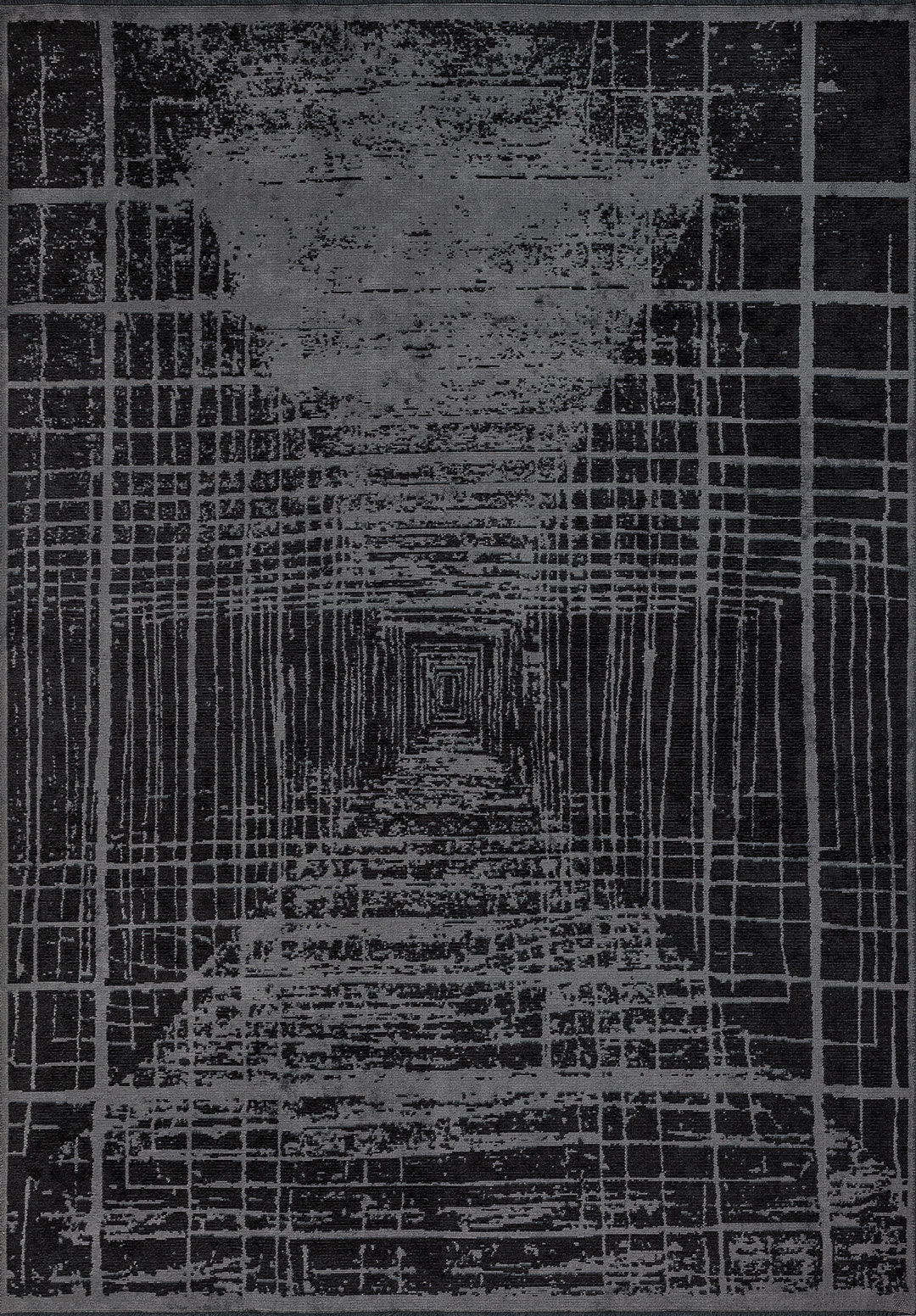 Bari Black - Grey Rug Rugs - Venetto Design Venettodesign.com