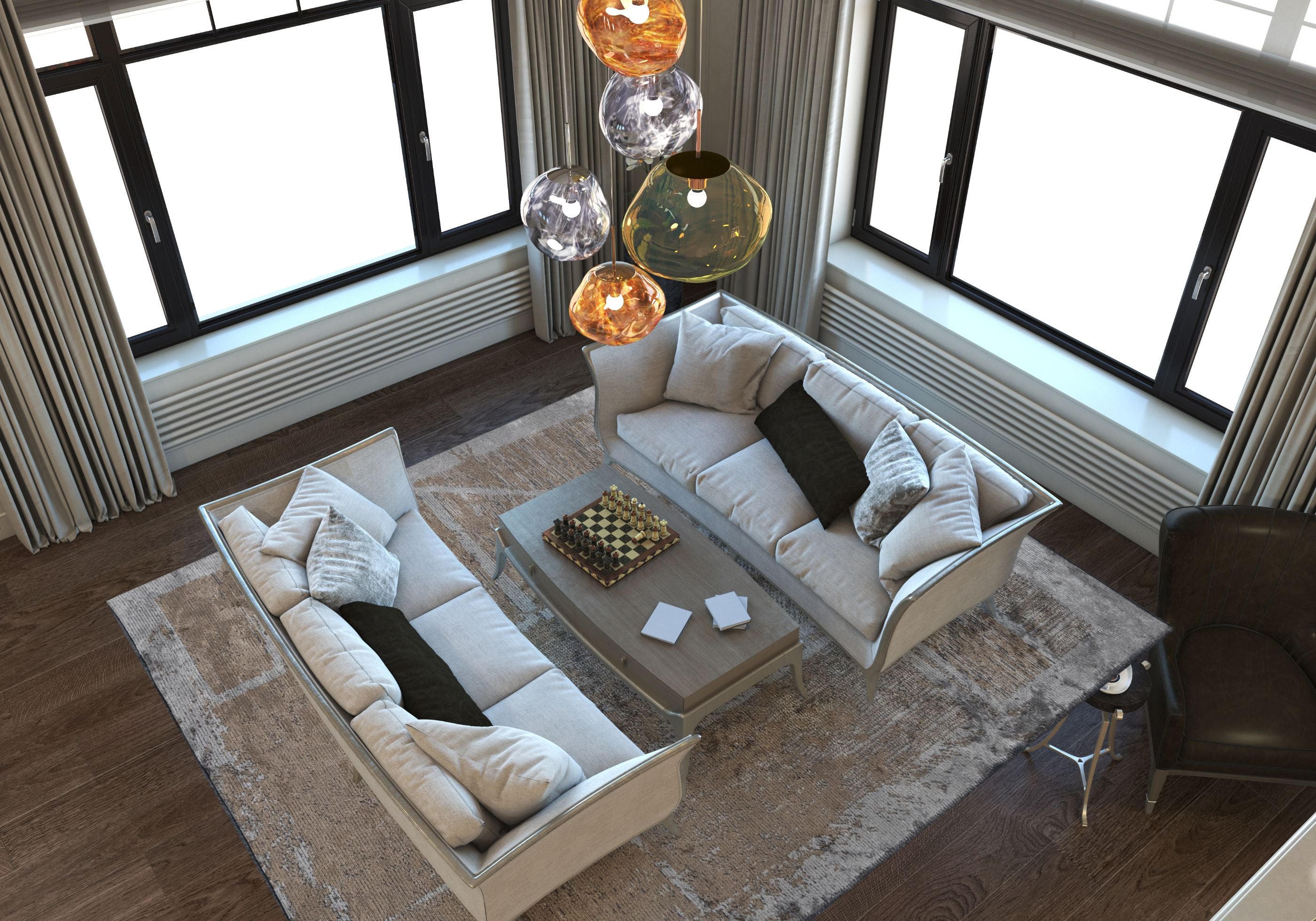Panorama Mink - Grey Rug Rugs - Venetto Design Venettodesign.com