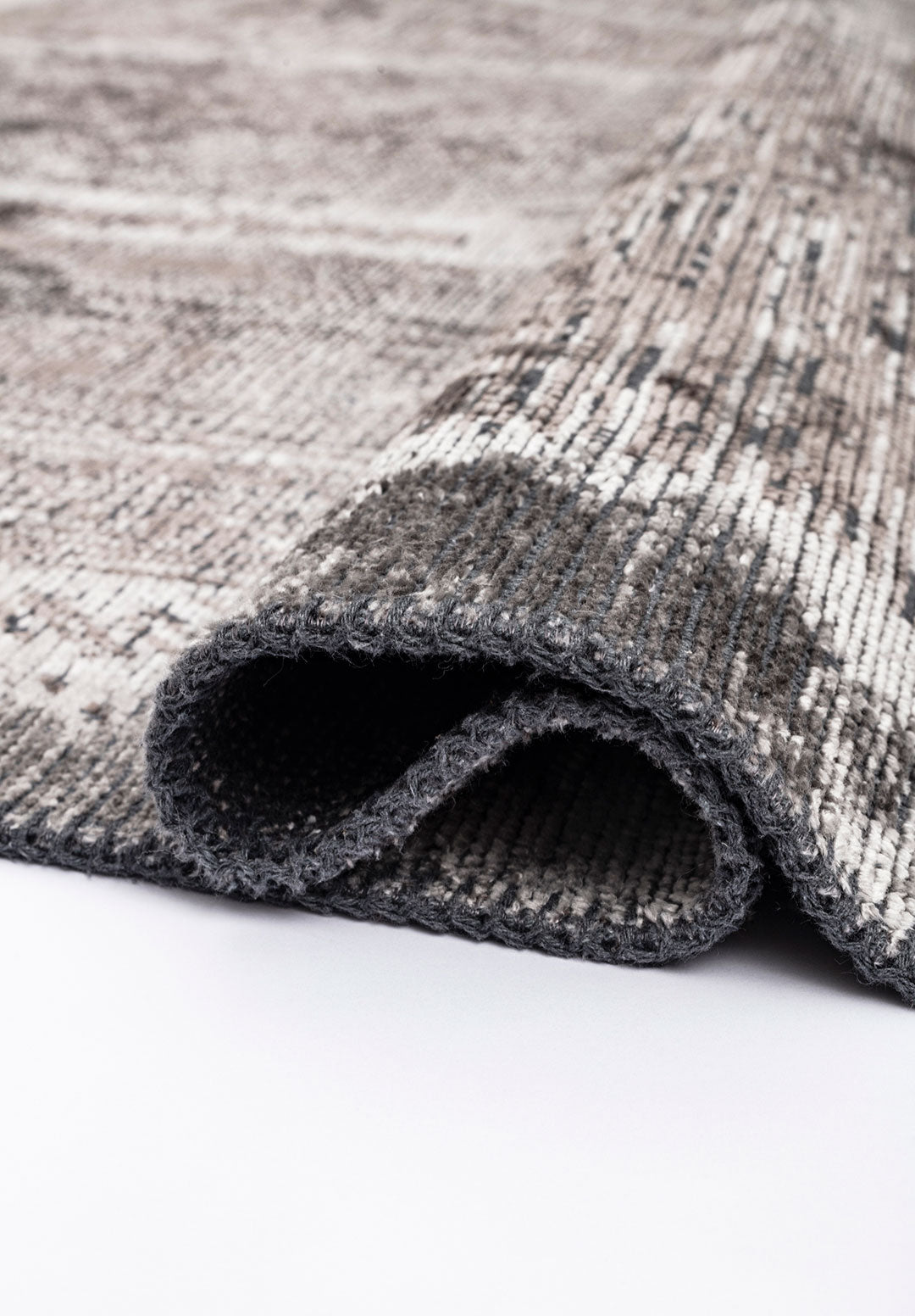 Panorama Dark Grey - Light Grey Rug Rugs - Venetto Design Venettodesign.com
