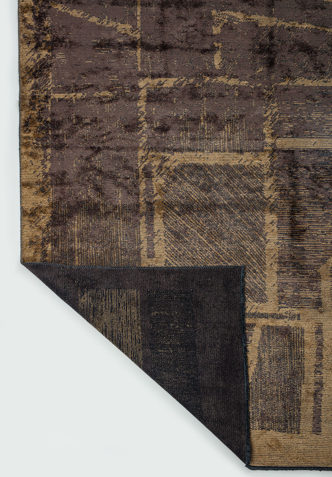 Panorama Dark Mink - Light Brown Rug Rugs - Venetto Design Venettodesign.com