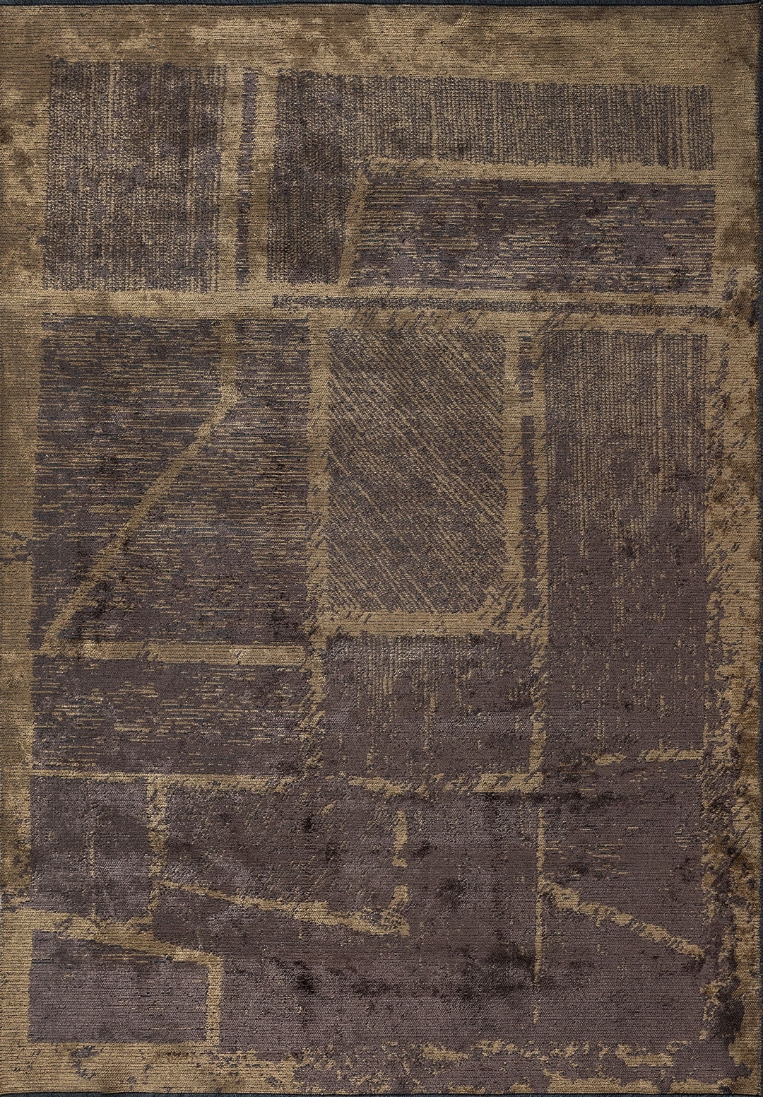 Panorama Dark Mink - Light Brown Rug Rugs - Venetto Design Venettodesign.com