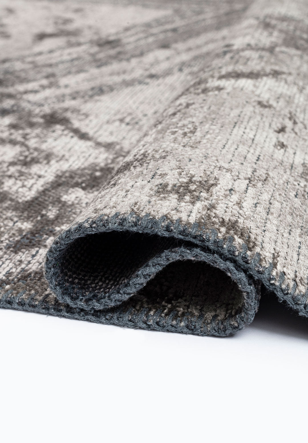 Smoke Dark Grey - Cream Rug Rugs - Venetto Design Venettodesign.com
