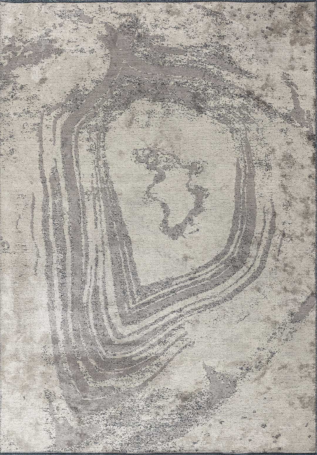 Smoke Dark Grey - Cream Rug Rugs - Venetto Design Venettodesign.com