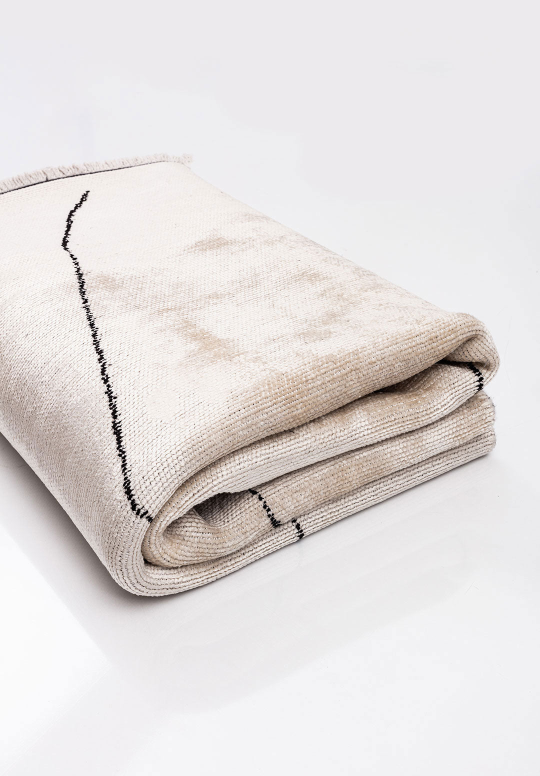 Tribal Black - White Rug Rugs - Venetto Design Venettodesign.com