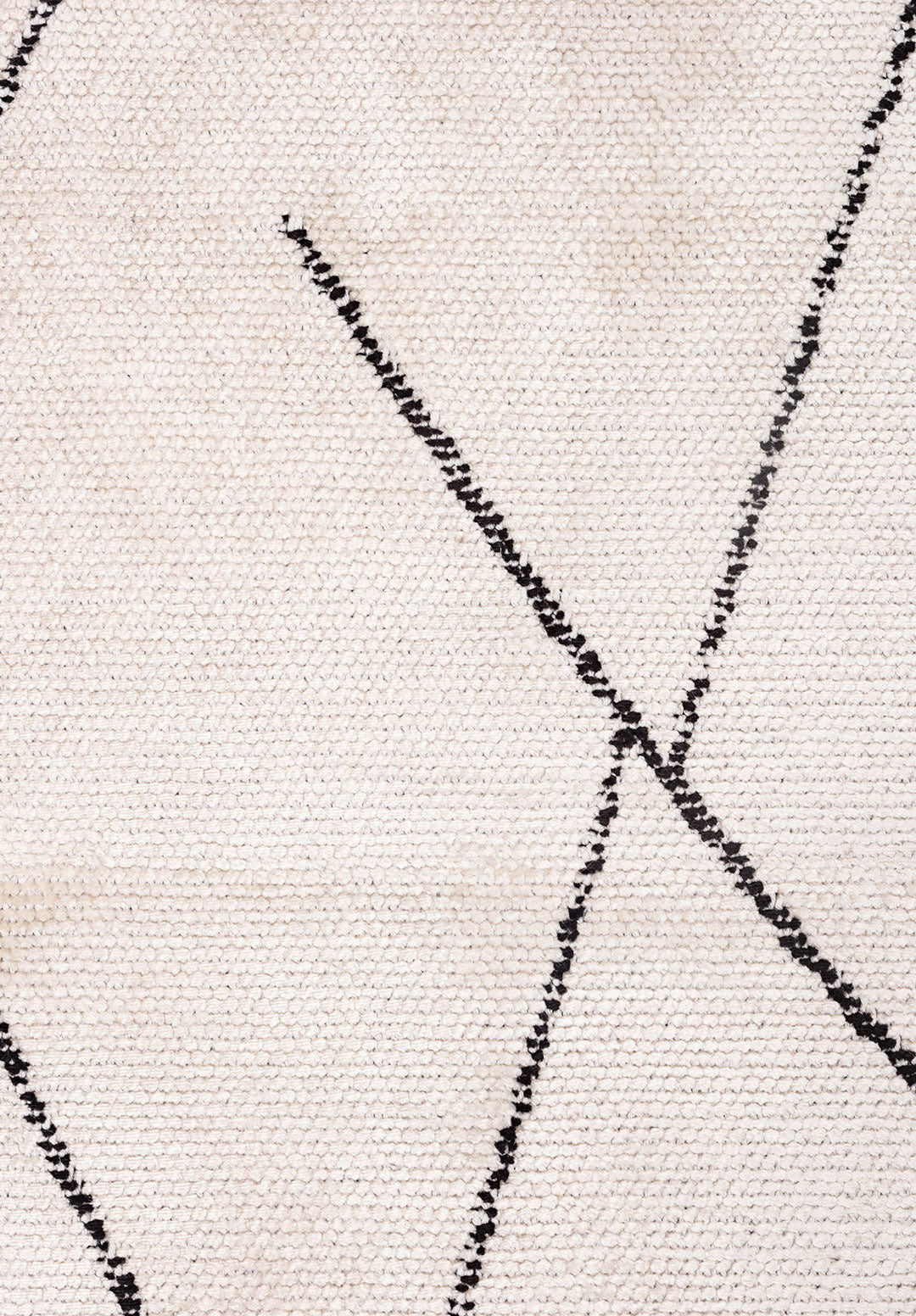 Tribal Black - White Rug Rugs - Venetto Design Venettodesign.com