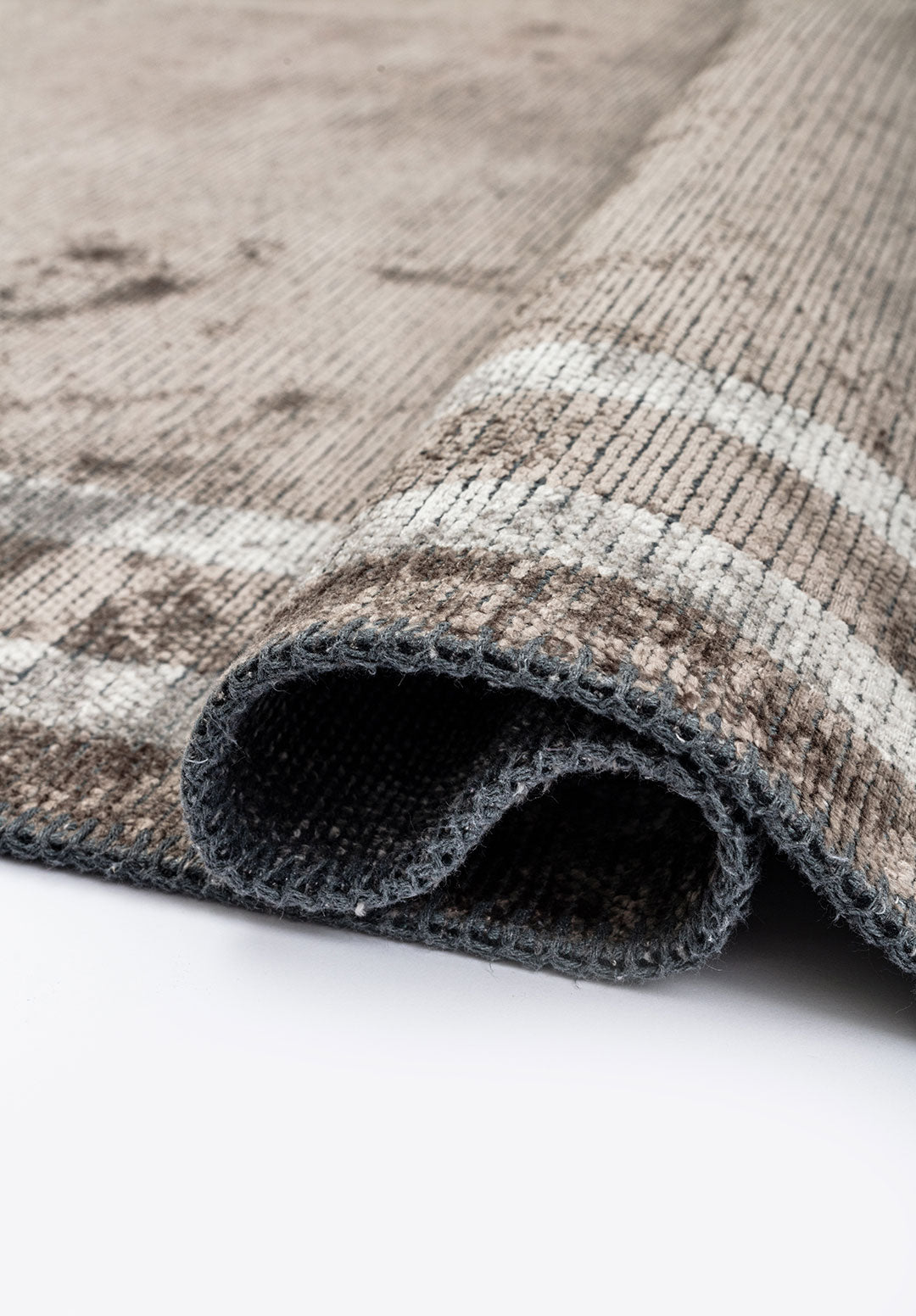 Twist Dark Grey - Light Grey Rug Rugs - Venetto Design Venettodesign.com