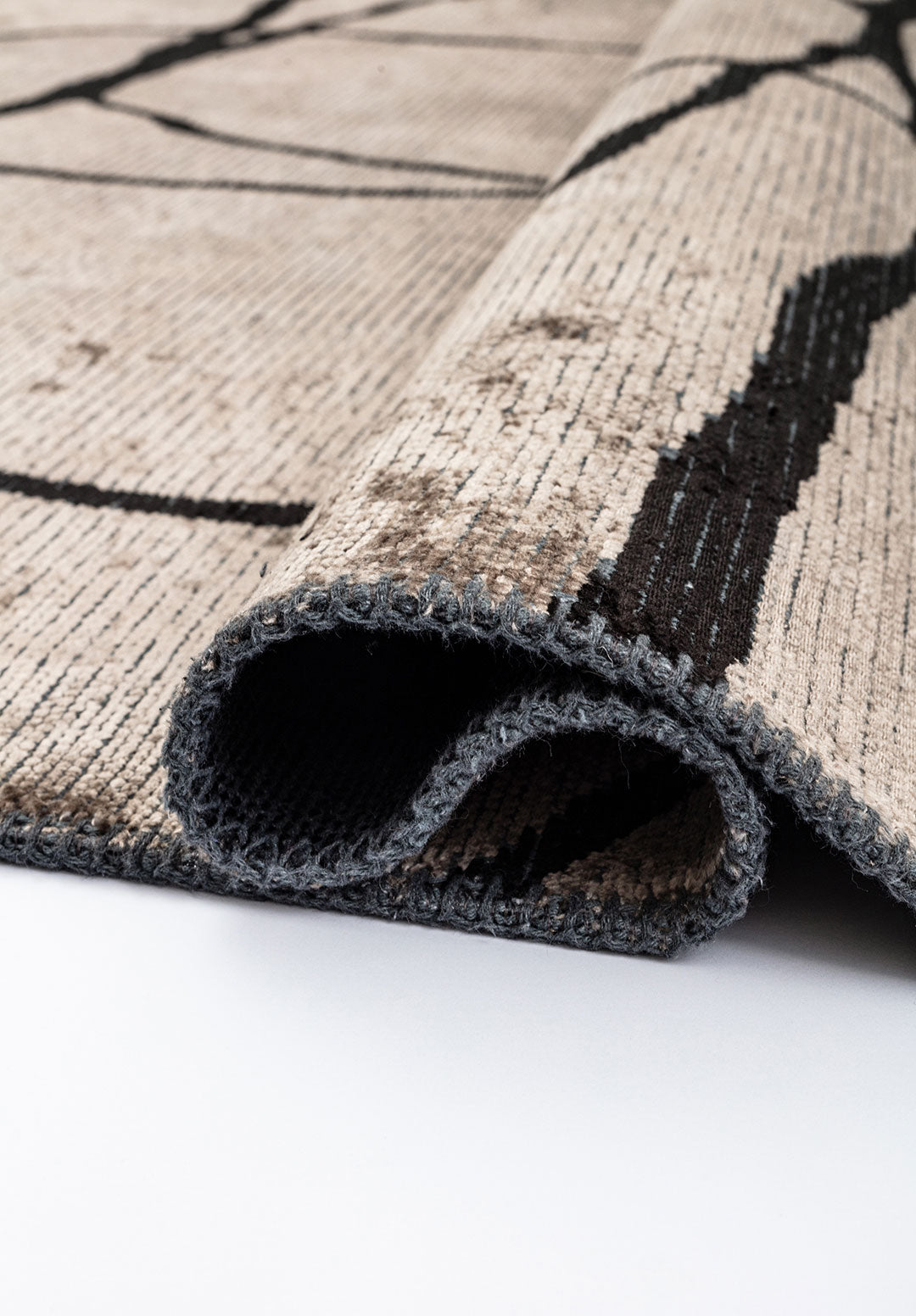Rope Black - Nougat Rug Rugs - Venetto Design Venettodesign.com