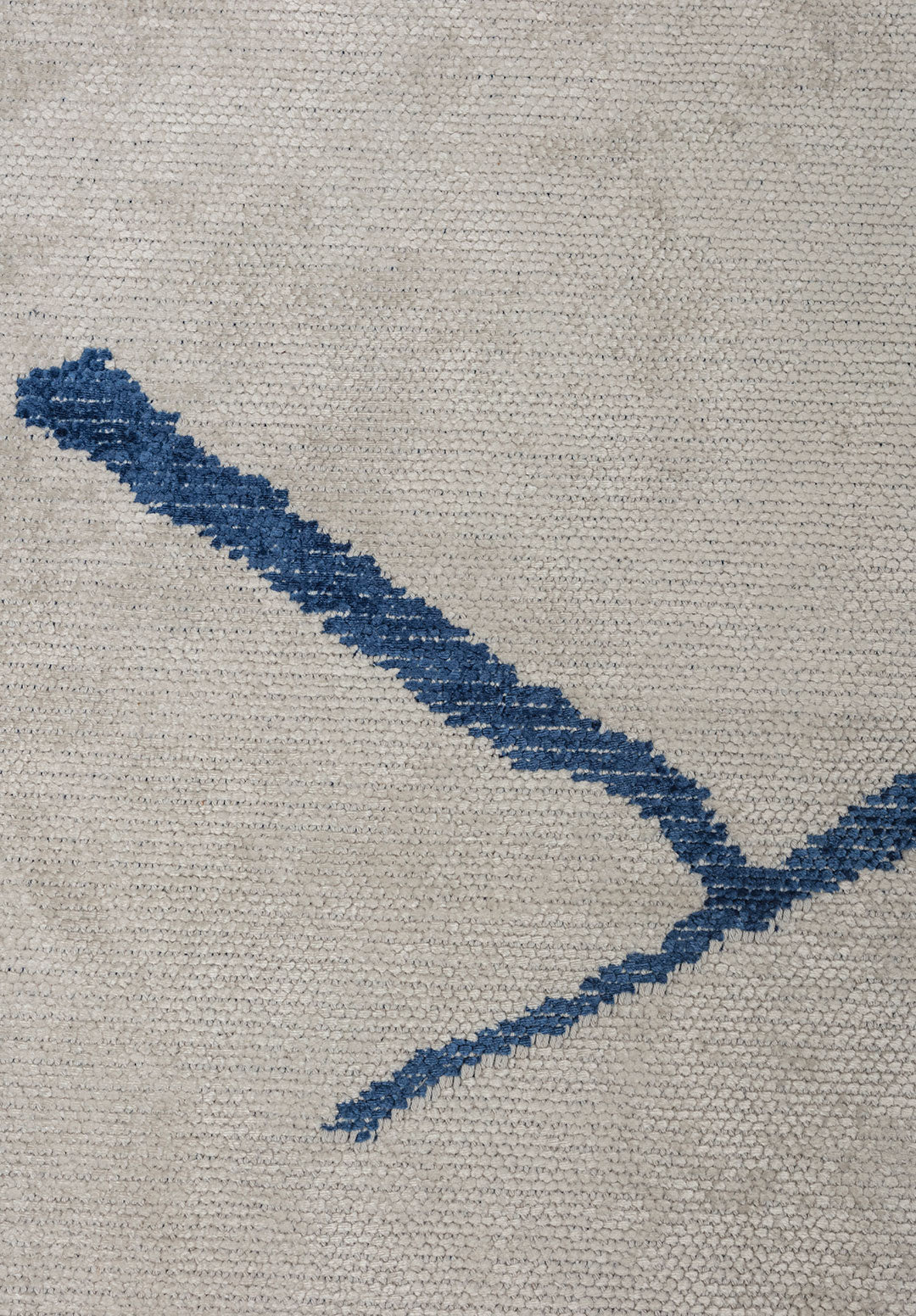 Wave Navy Blue - White Rug Rugs - Venetto Design Venettodesign.com